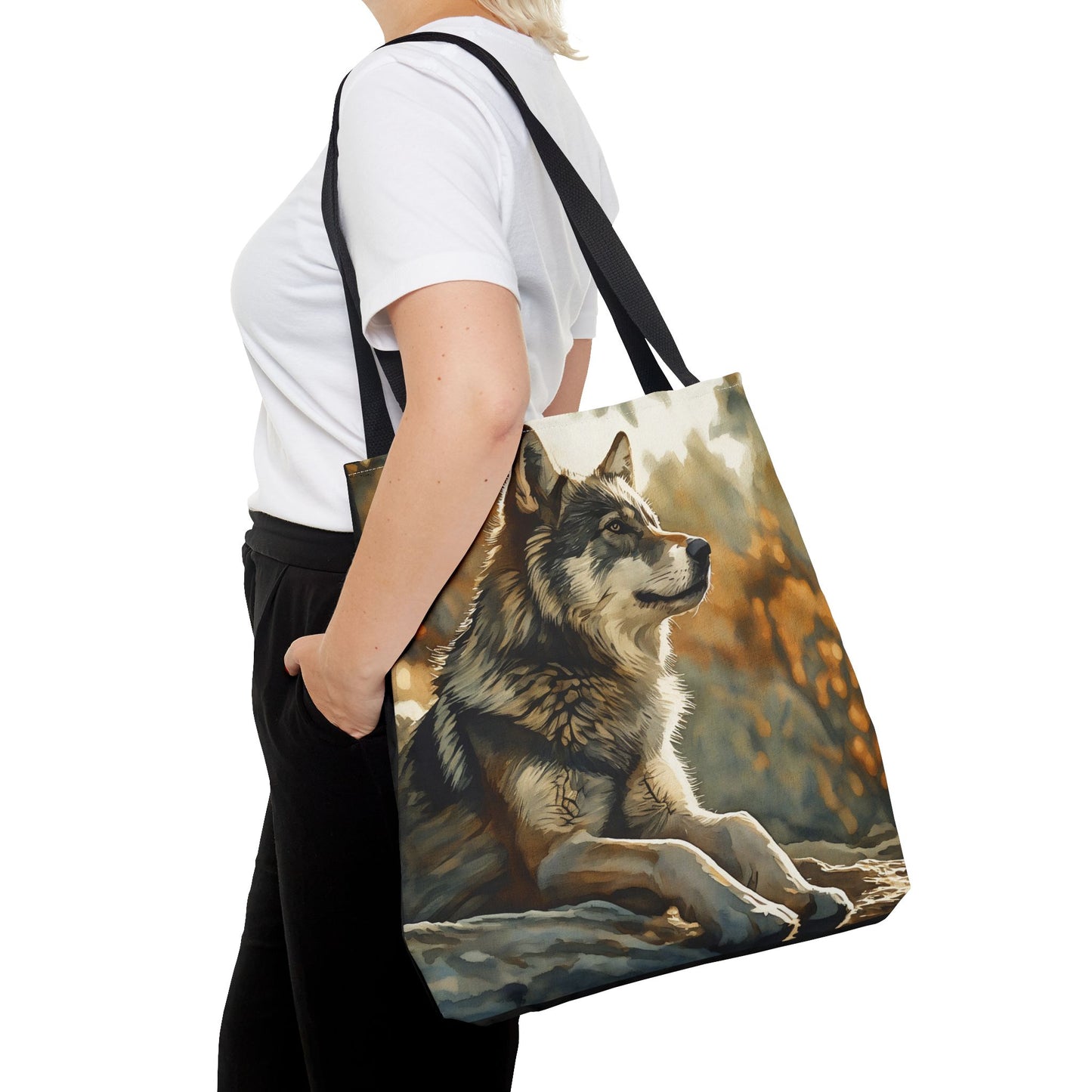 Czechoslovakian Vlcak Tote Bag – Wolfdog Art Reusable Polyester Bag