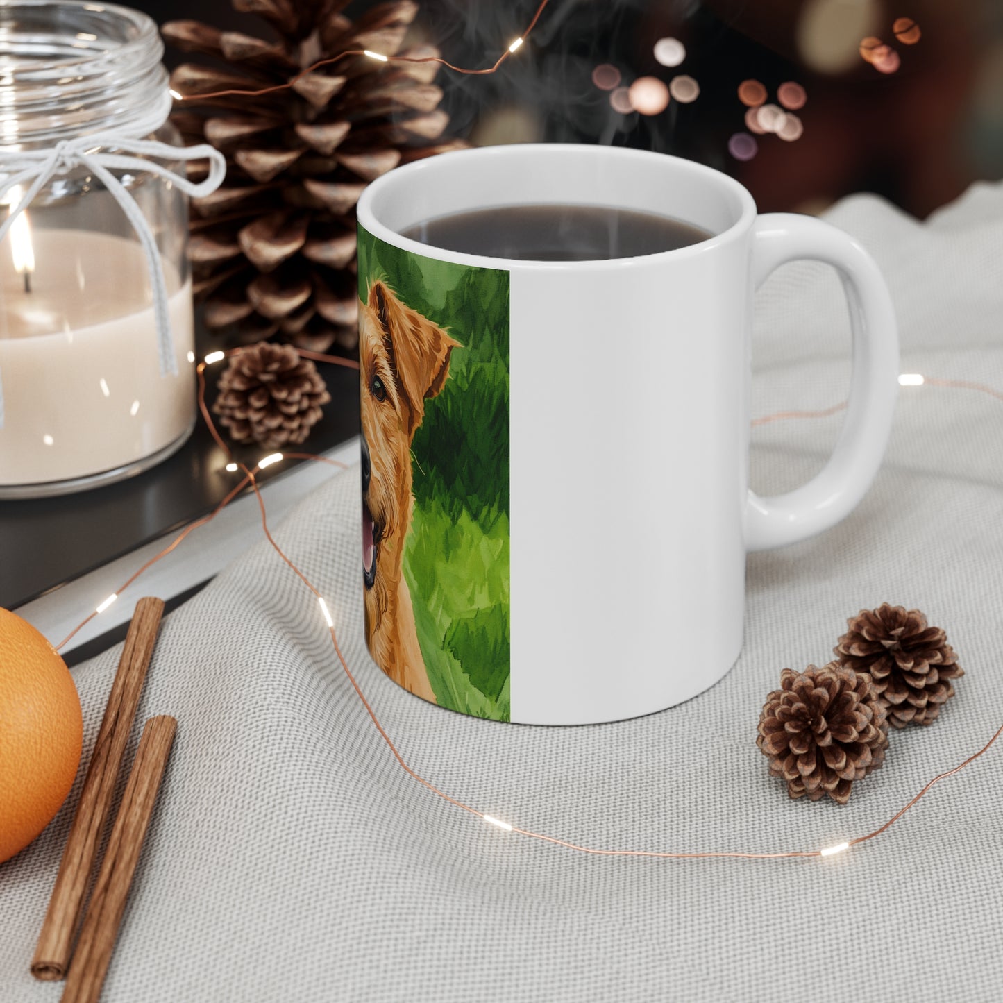 Irish Terrier 11oz Ceramic Coffee Mug – Bold & Loyal Dog Lover Gift