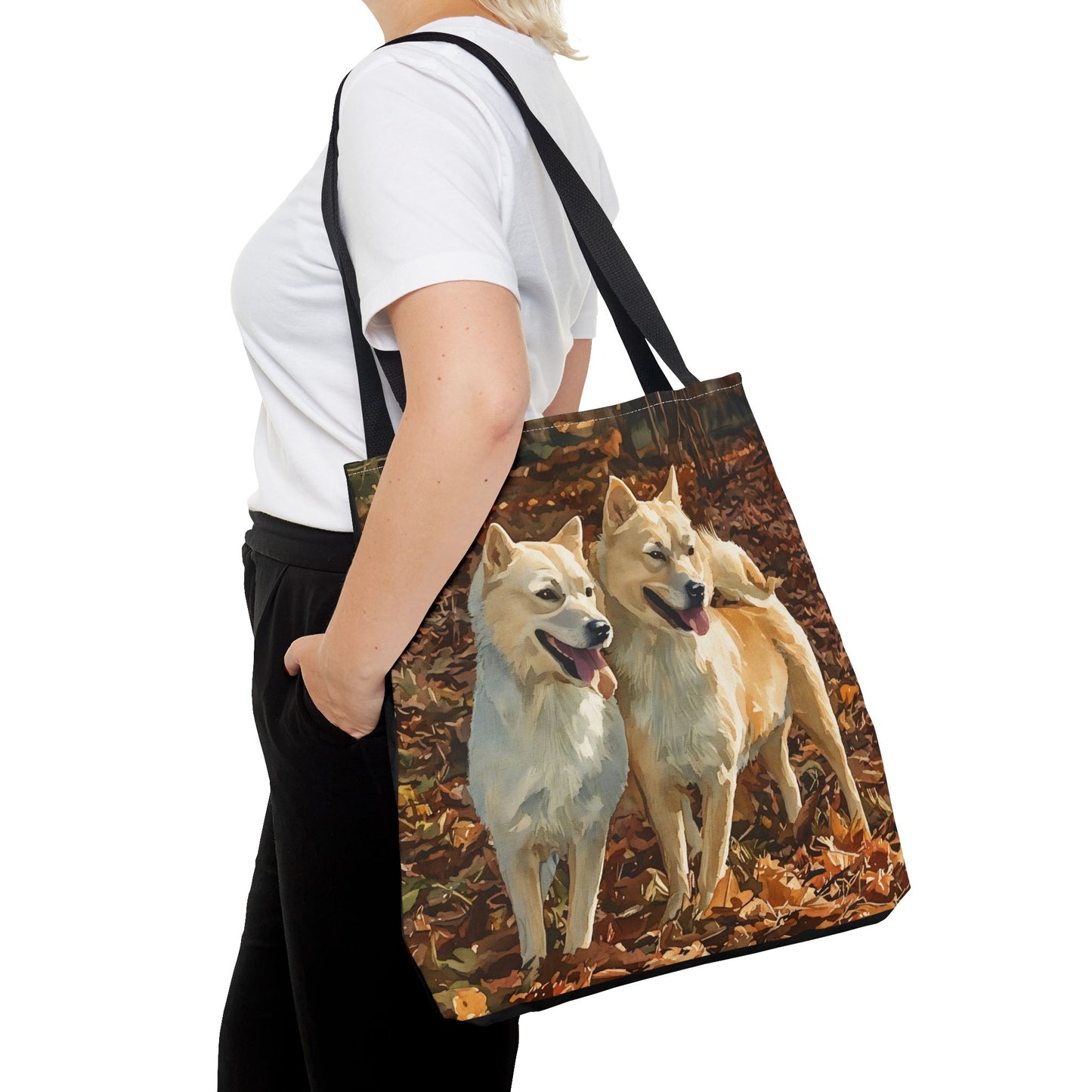 Hokkaido Dog Tote Bag | Japanese Breed Reusable Gift