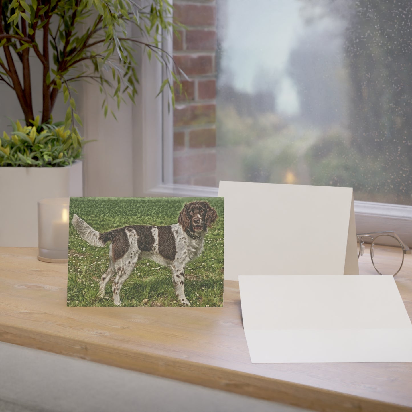German Longhaired Pointer Greeting Card Set – Dog Breed Art Note Cards