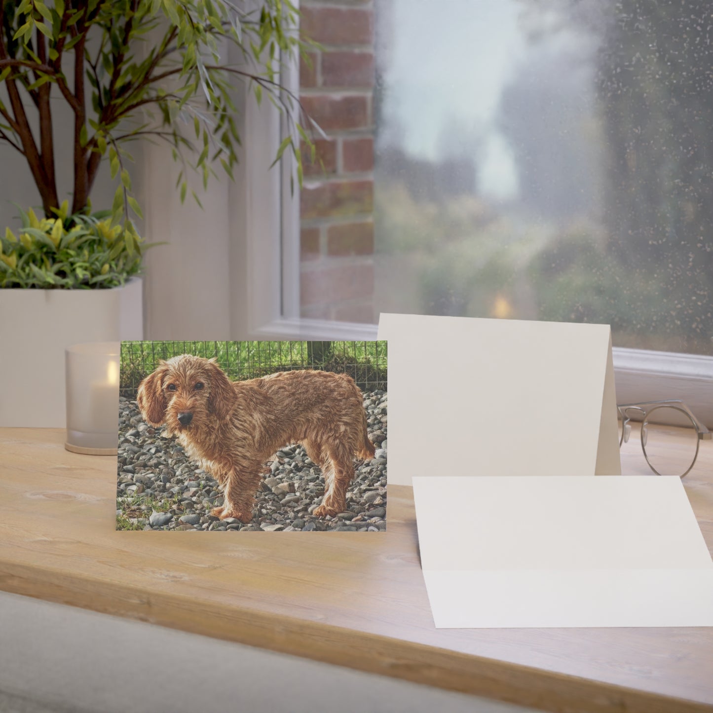Basset Fauve de Bretagne Greeting Cards | Dog Lover Stationery Set | 5x7 Dog Breed Cards | 10, 30, 50 Pack