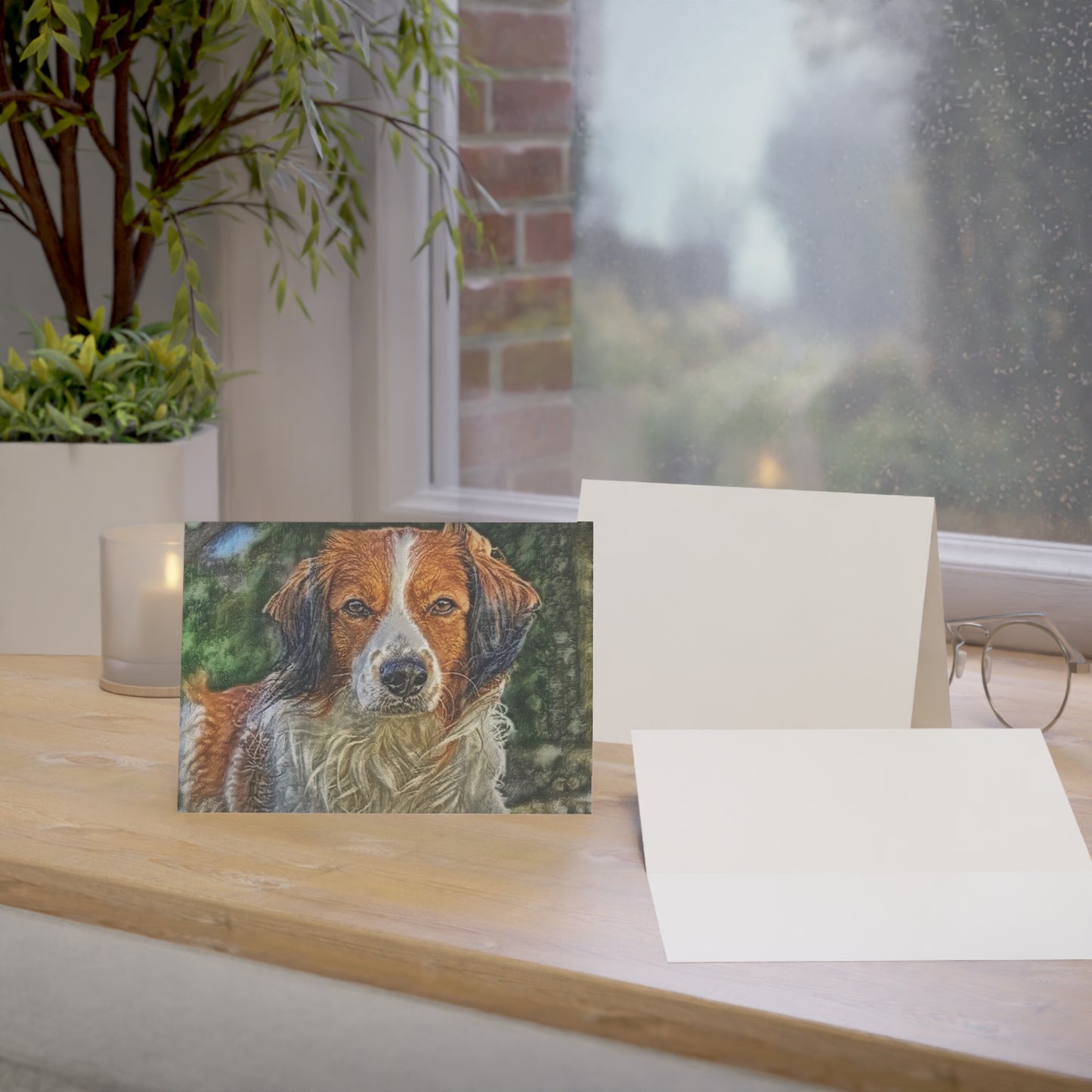 Kooikerhondje Greeting Cards | 5x7 Rare Dog Breed Note Cards | Sets of 10, 30, 50