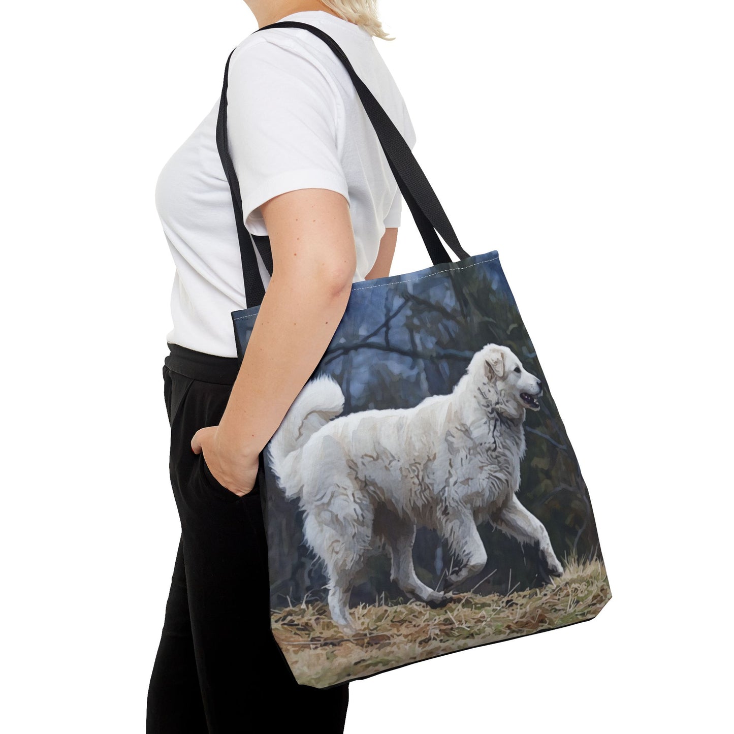 Kuvasz Tote Bag | Hungarian Guardian Dog Gift | Durable Reusable Bag