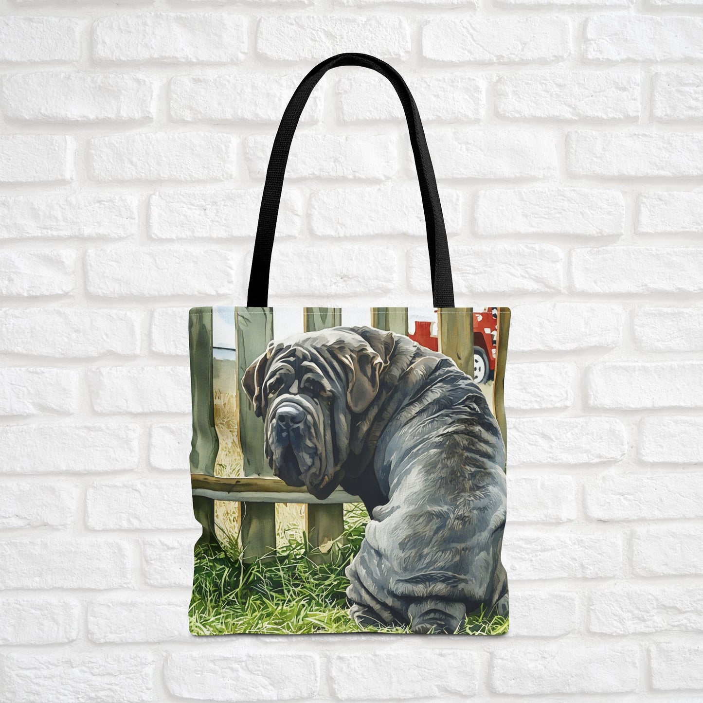 Neapolitan Mastiff Tote Bag – Majestic Dog Lover Gift – Watercolor Neapolitan Mastiff Art