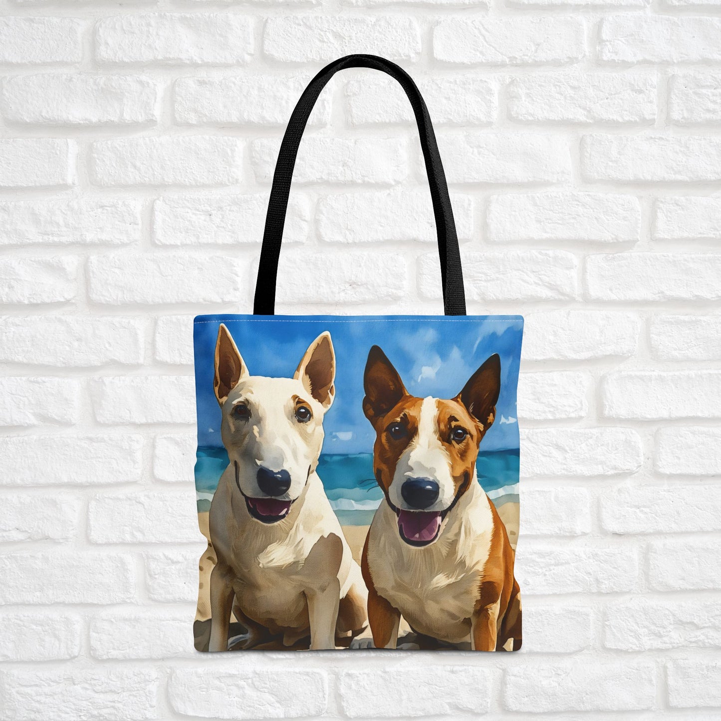 Bull Terrier Tote Bag | Dog Lover Gift | Durable Reusable Tote Bag
