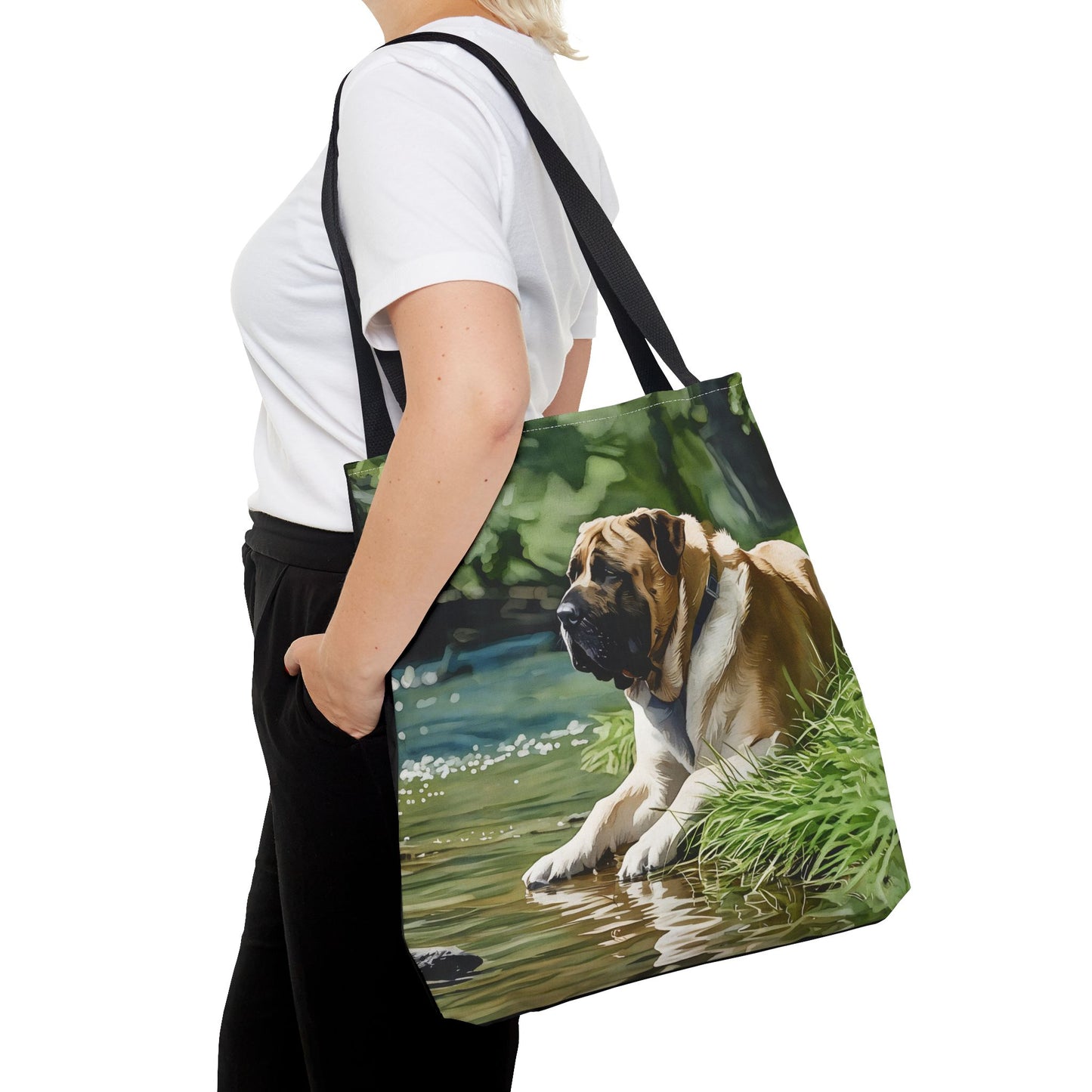 Mastiff Tote Bag – Gentle Giant Gift – Watercolor Mastiff Art
