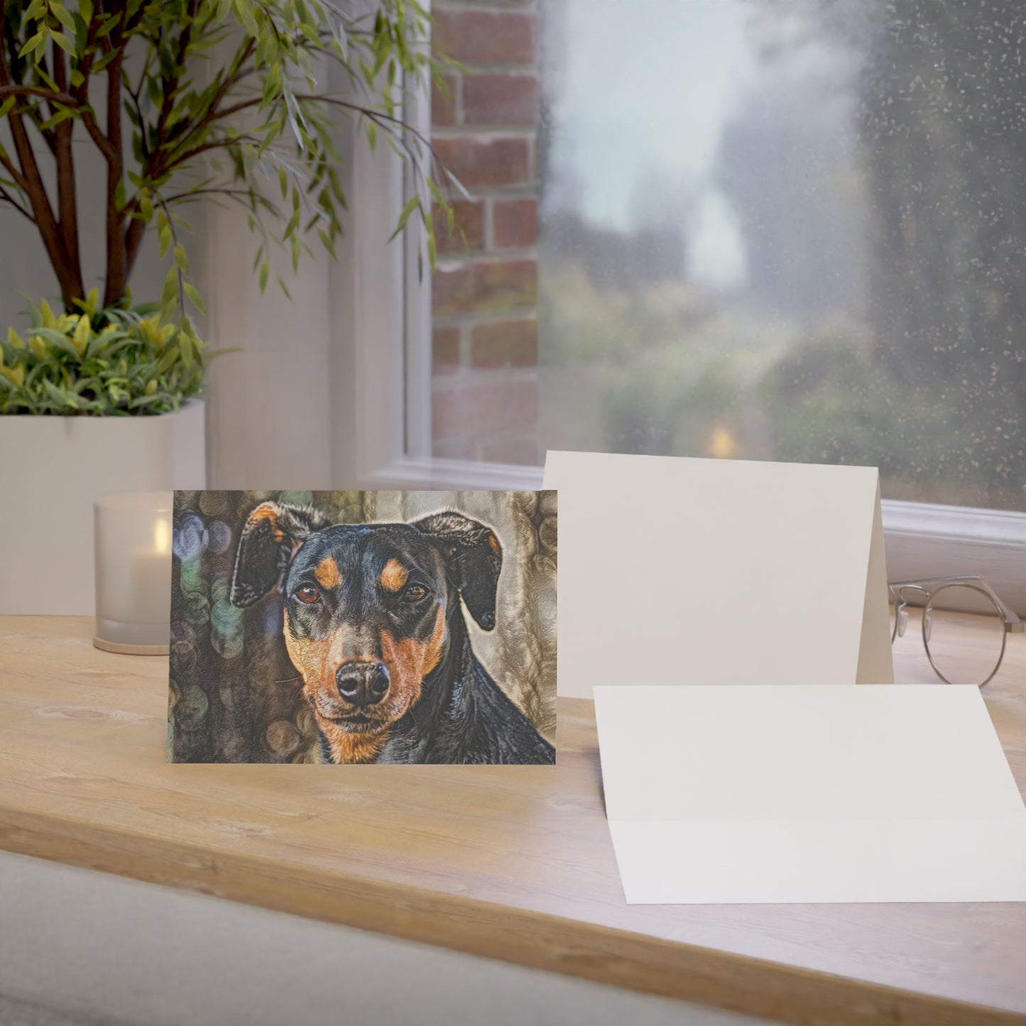 German Pinscher Greeting Card Set – Dog Breed Art Note Cards