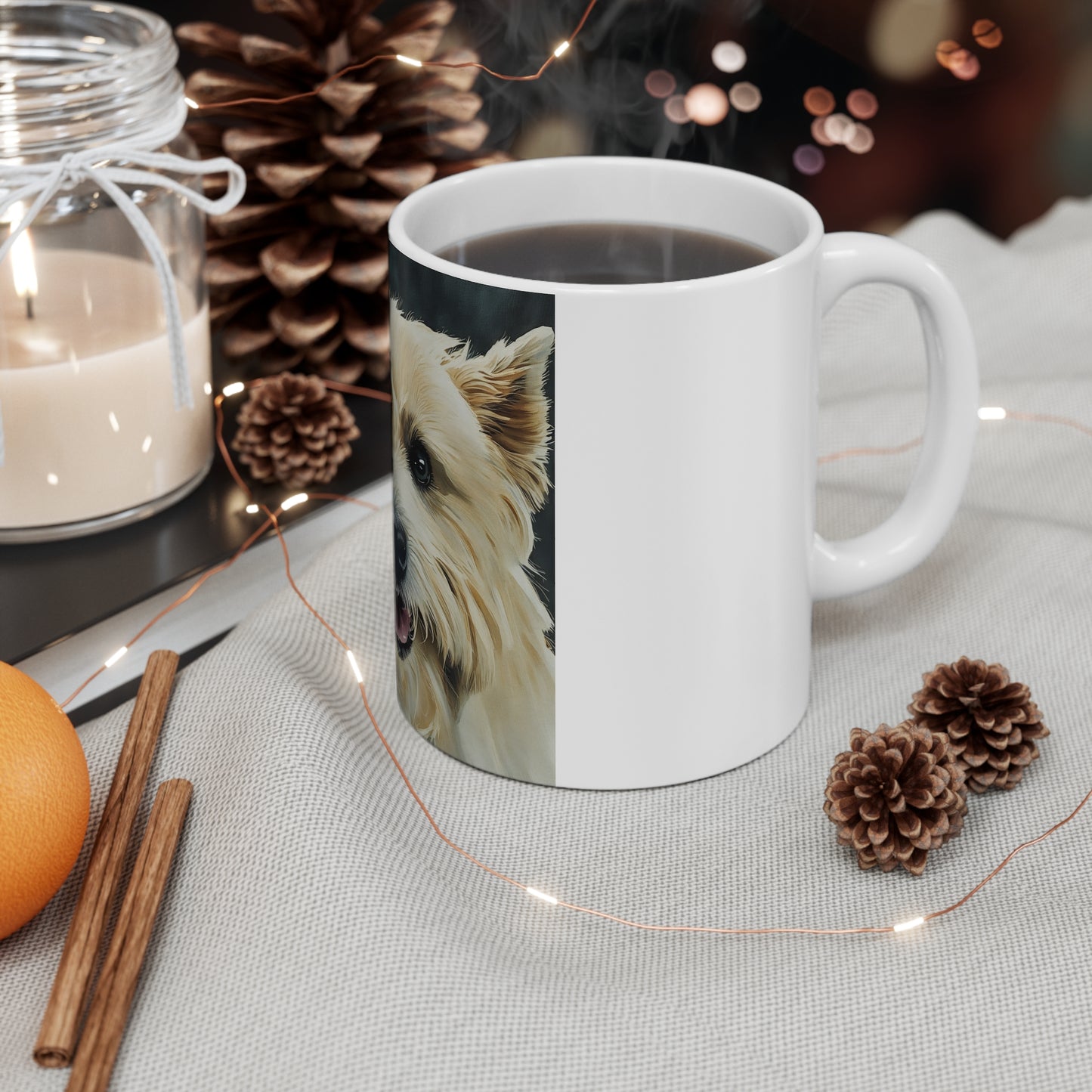 West Highland White Terrier Coffee Mug – Cute Dog Lover Gift – Classic Westie Design