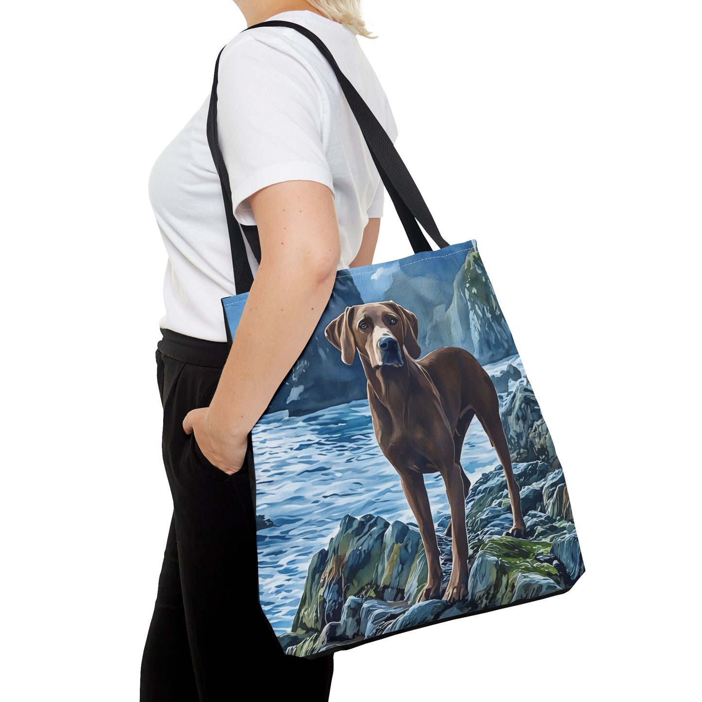 Weimaraner Tote Bag – Elegant Dog Lover Gift – Sleek Sporting Breed Design