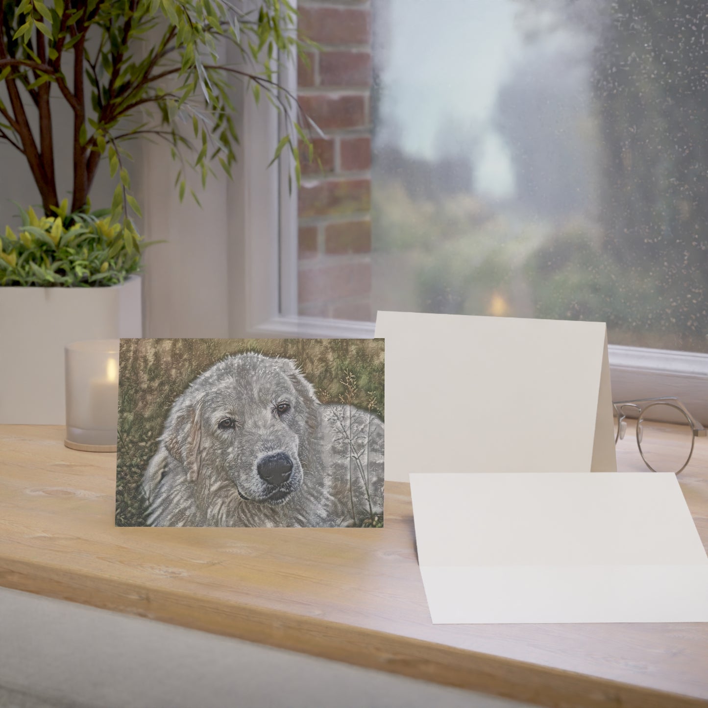 Maremma Sheepdog Greeting Cards – Loyal Guardian Stationery – Custom Maremma Photo Art