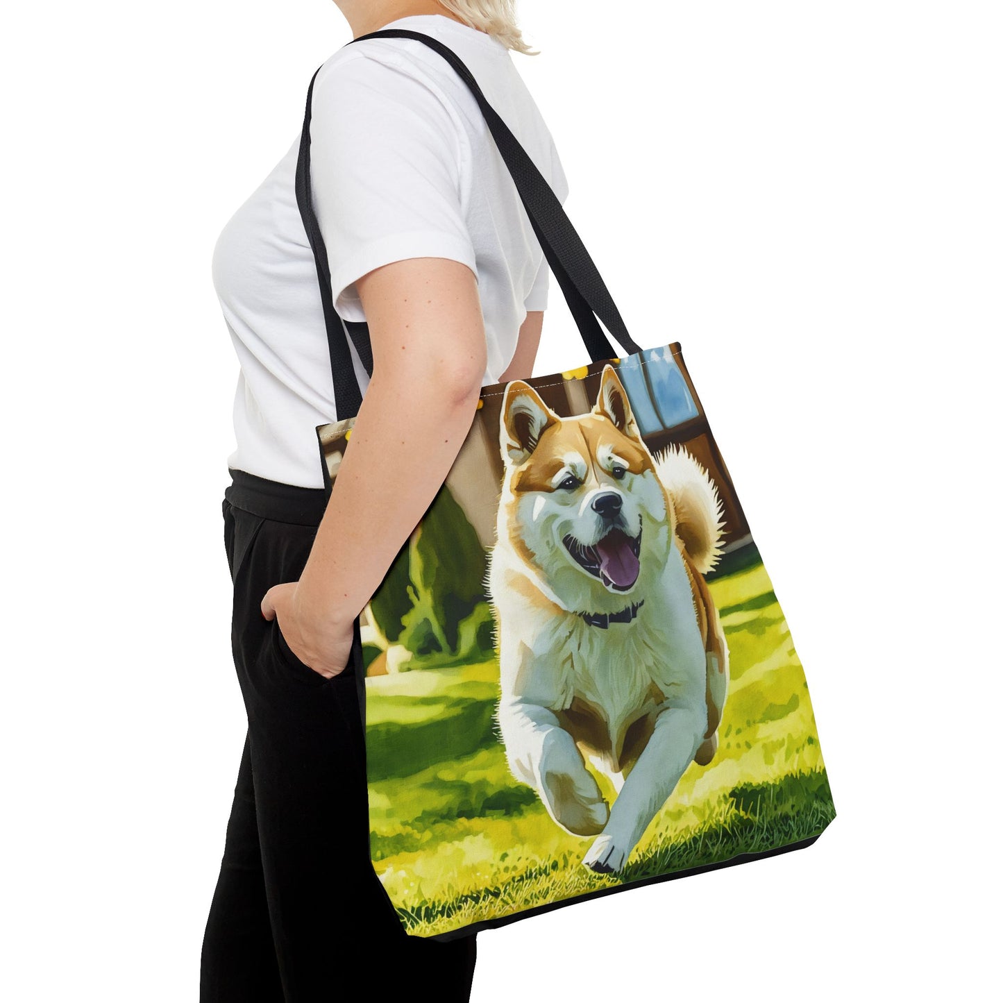 Akita Tote Bag | Loyal Dog Lover Gift | Noble Japanese Breed Reusable Bag