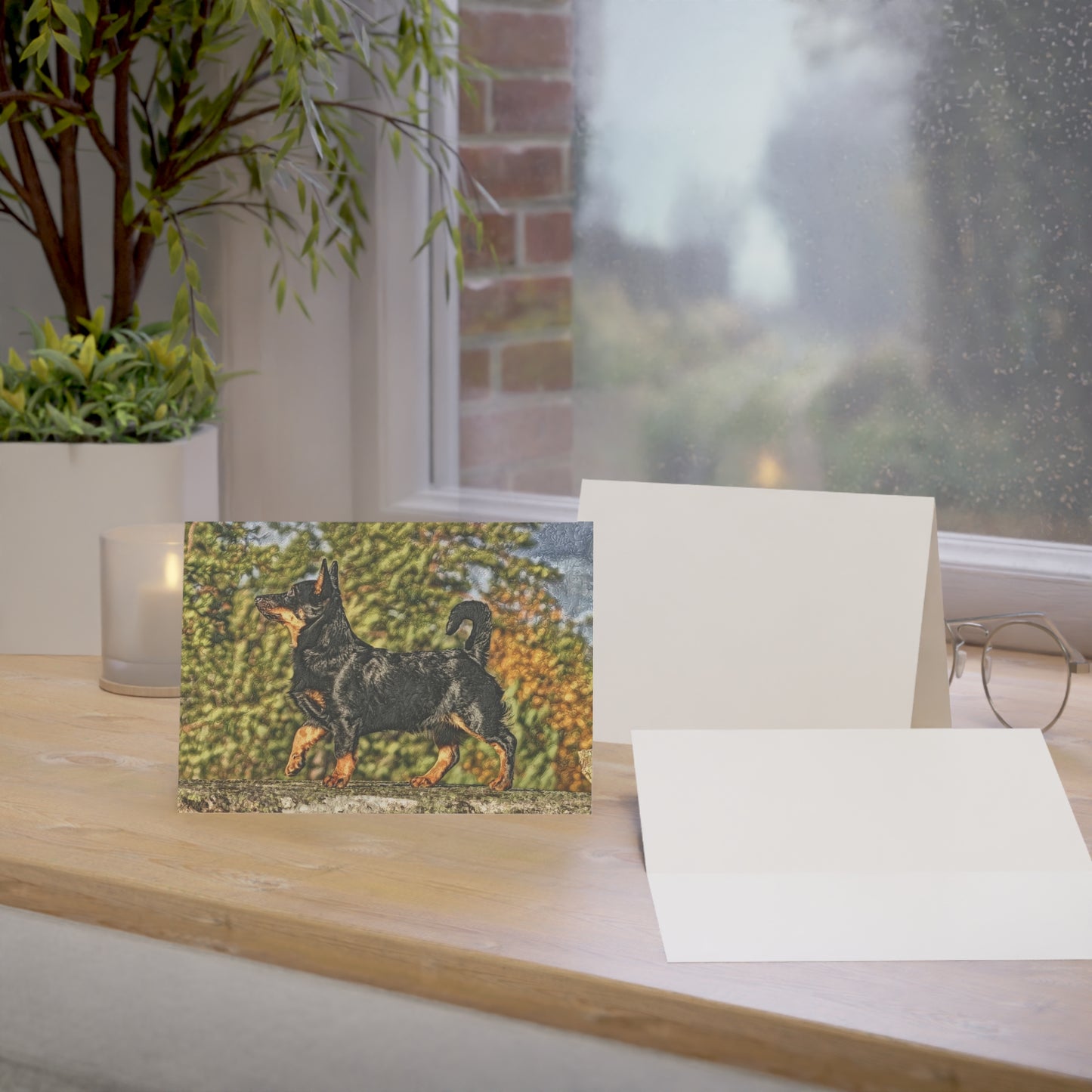Lancashire Heeler Greeting Cards | 5x7 Rare Dog Breed Note Cards | Sets of 10, 30, 50