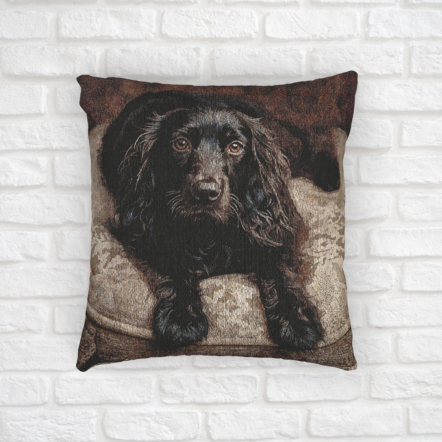 Boykin Spaniel Pillow | Dog Lover Home Décor | Decorative Woven Throw Pillow