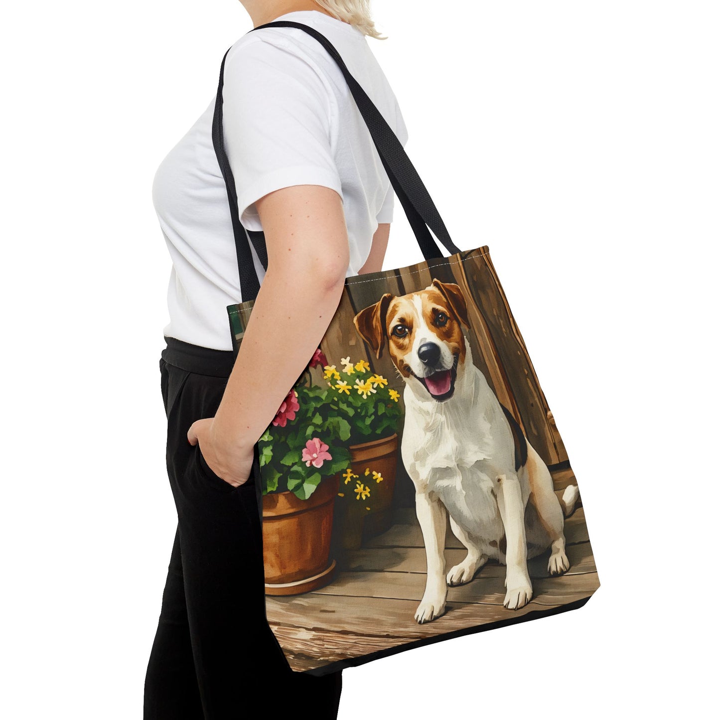 Watercolor Danish-Swedish Farmdog Tote Bag | Durable Dog Lover Gift