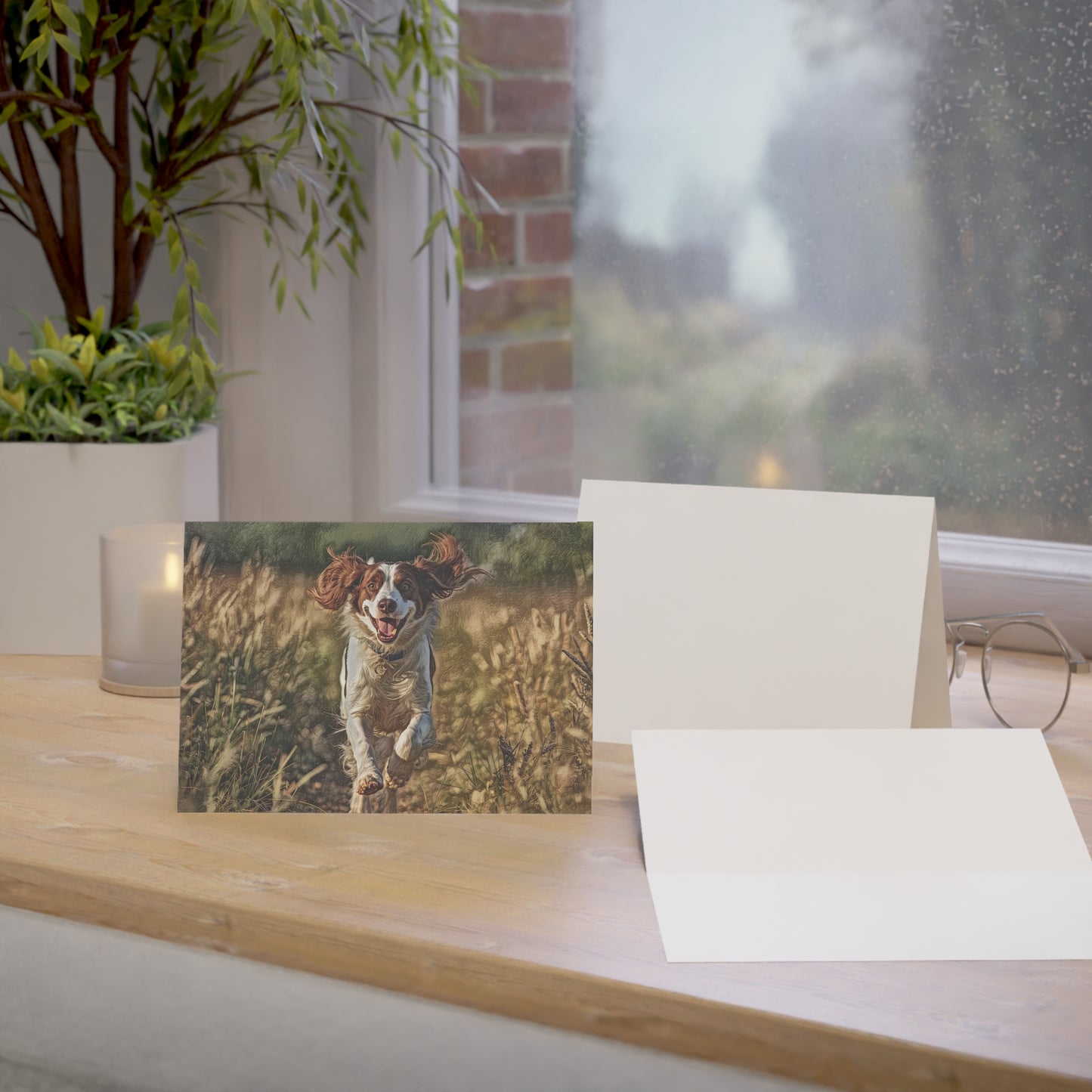 Brittany Greeting Cards (Set of 10, 30, 50) | Dog Lover Stationery | Blank Inside