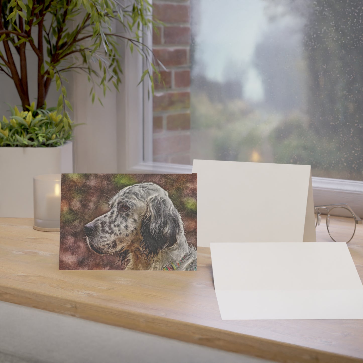 English Setter Greeting Card Set – Dog Breed Art Note Cards
