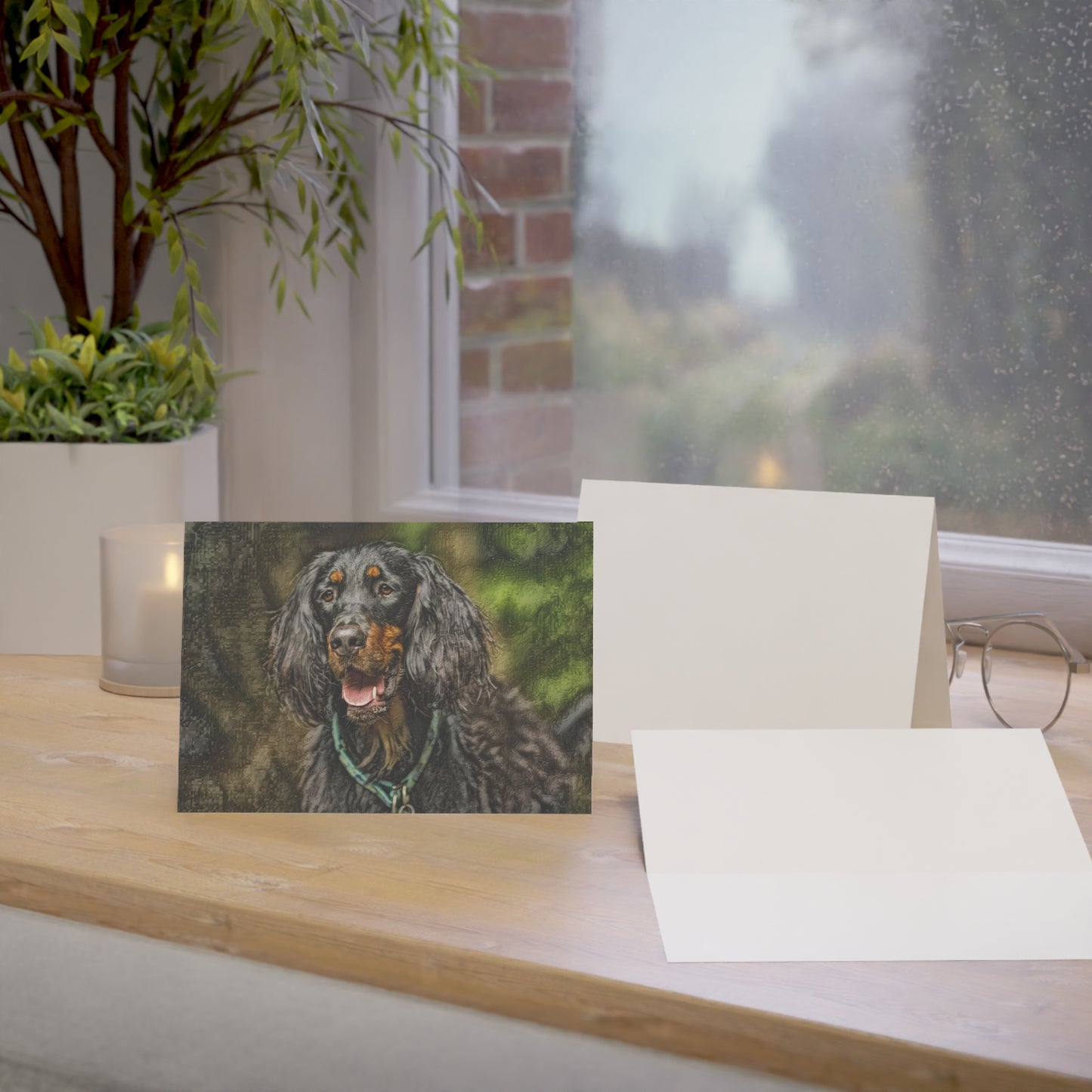 Gordon Setter Greeting Card Set – Dog Breed Art Note Cards