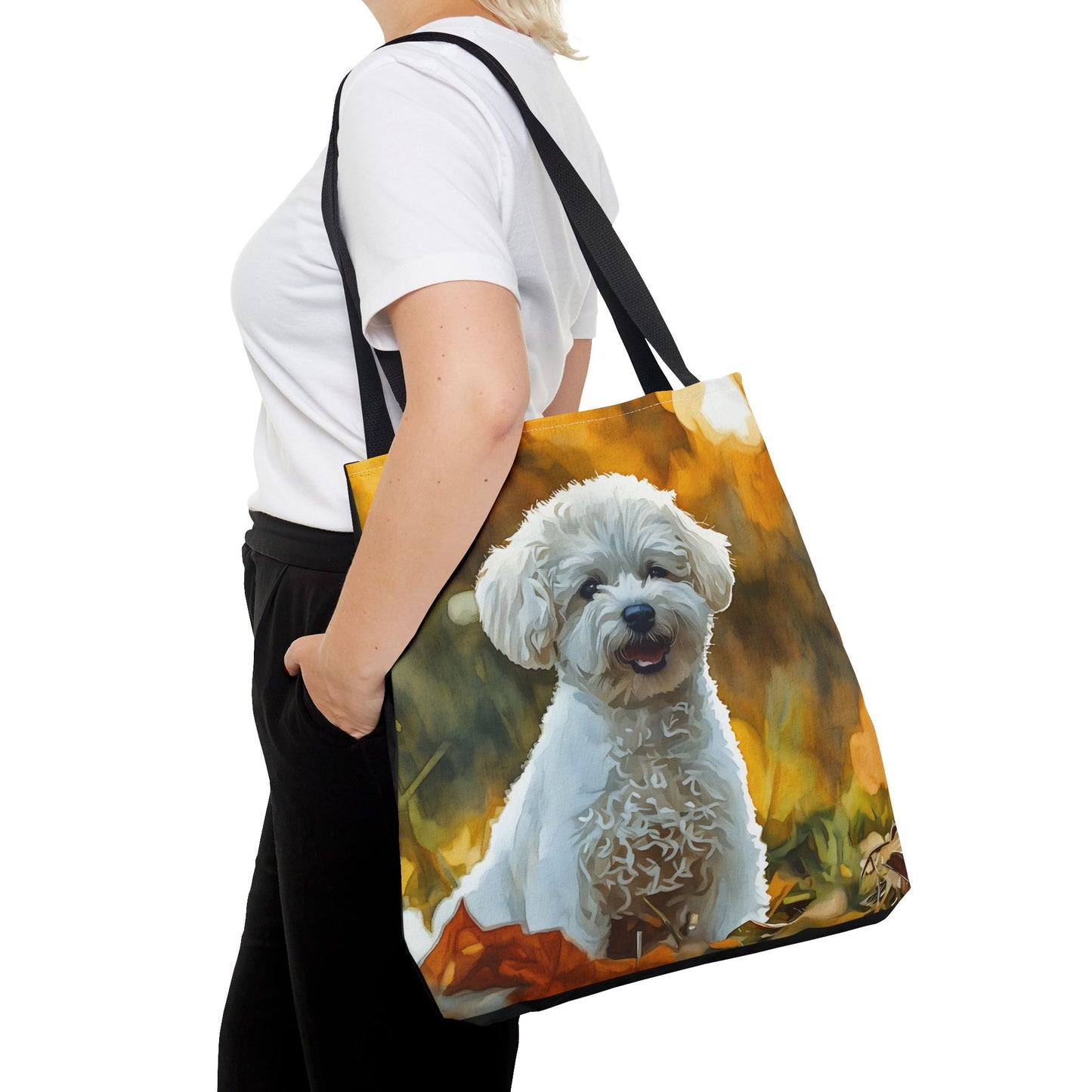 Bichon Frise Tote Bag | Dog Lover Gift | Stylish Reusable Bag with Bichon Frise Art
