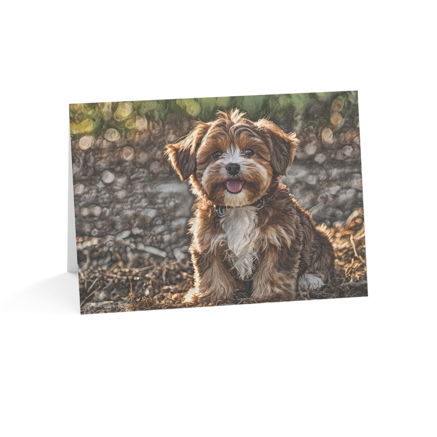 Havanese Greeting Card Set | Cute 5″x7″ Blank Dog Lover Cards with Envelopes