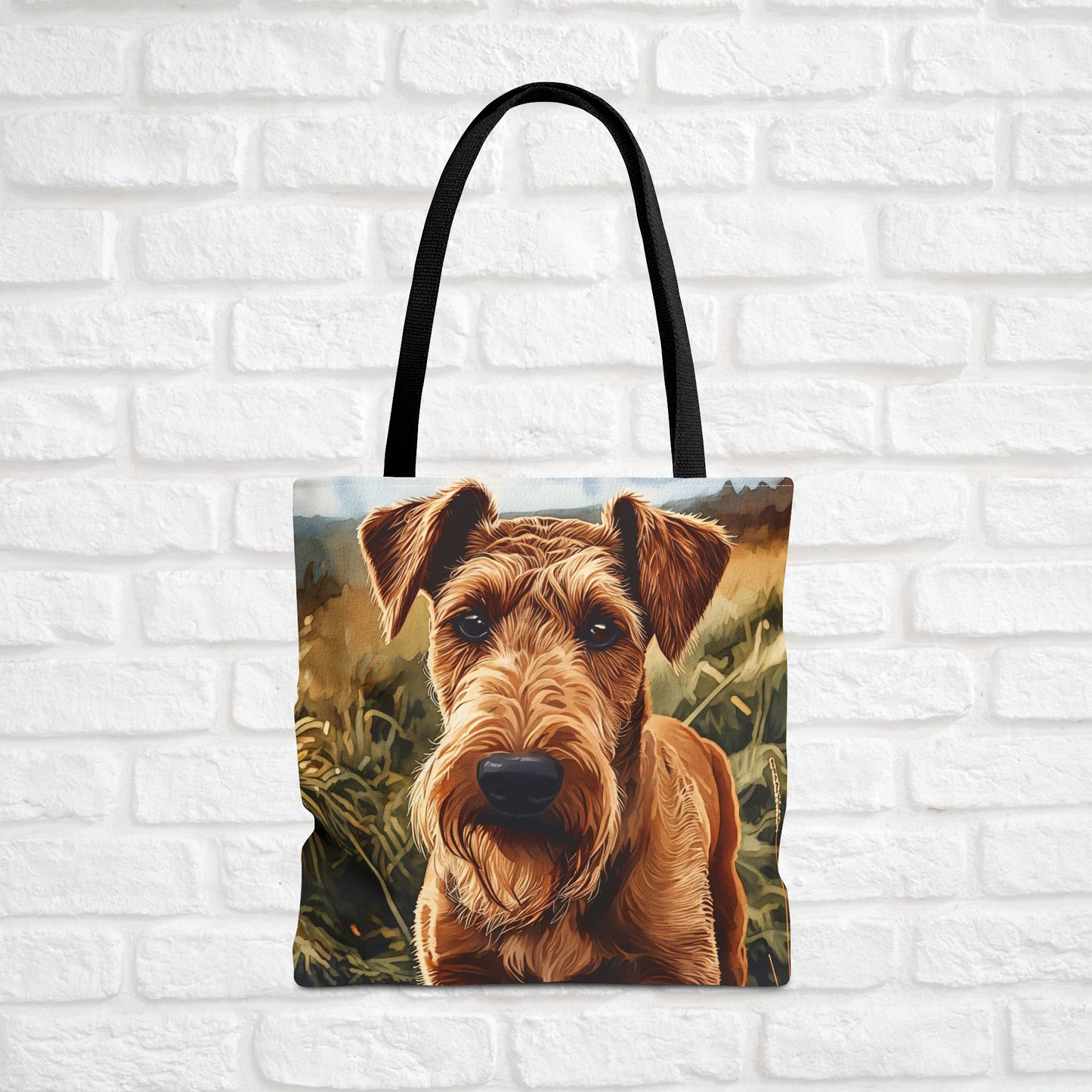 Airedale Terrier Tote Bag | King of Terriers Gift | Durable Reusable Bag