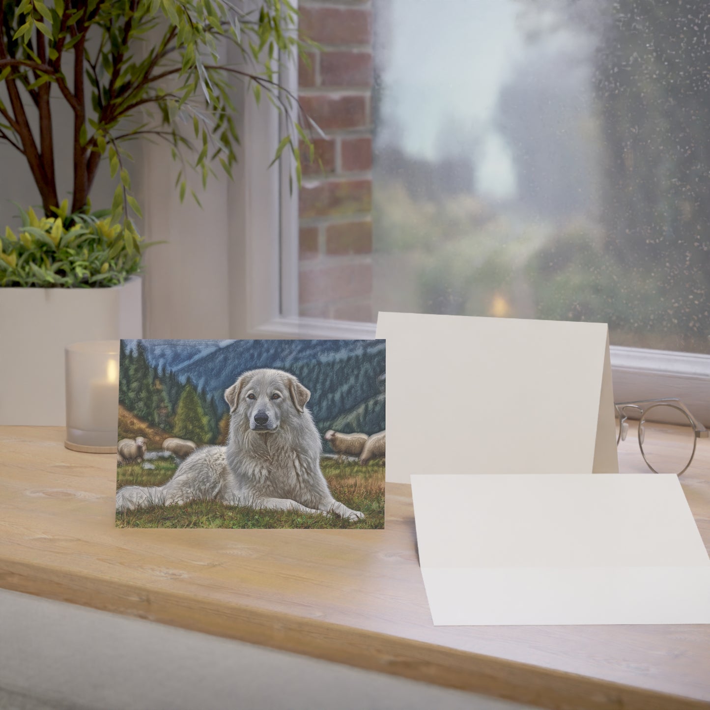Great Pyrenees Greeting Card Set – Dog Breed Art Note Cards