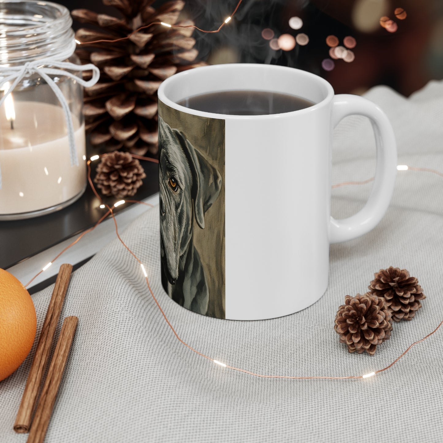 Cane Corso Coffee Mug | Dog Lover Gift | Durable Ceramic Cup with Elegant Cane Corso Art