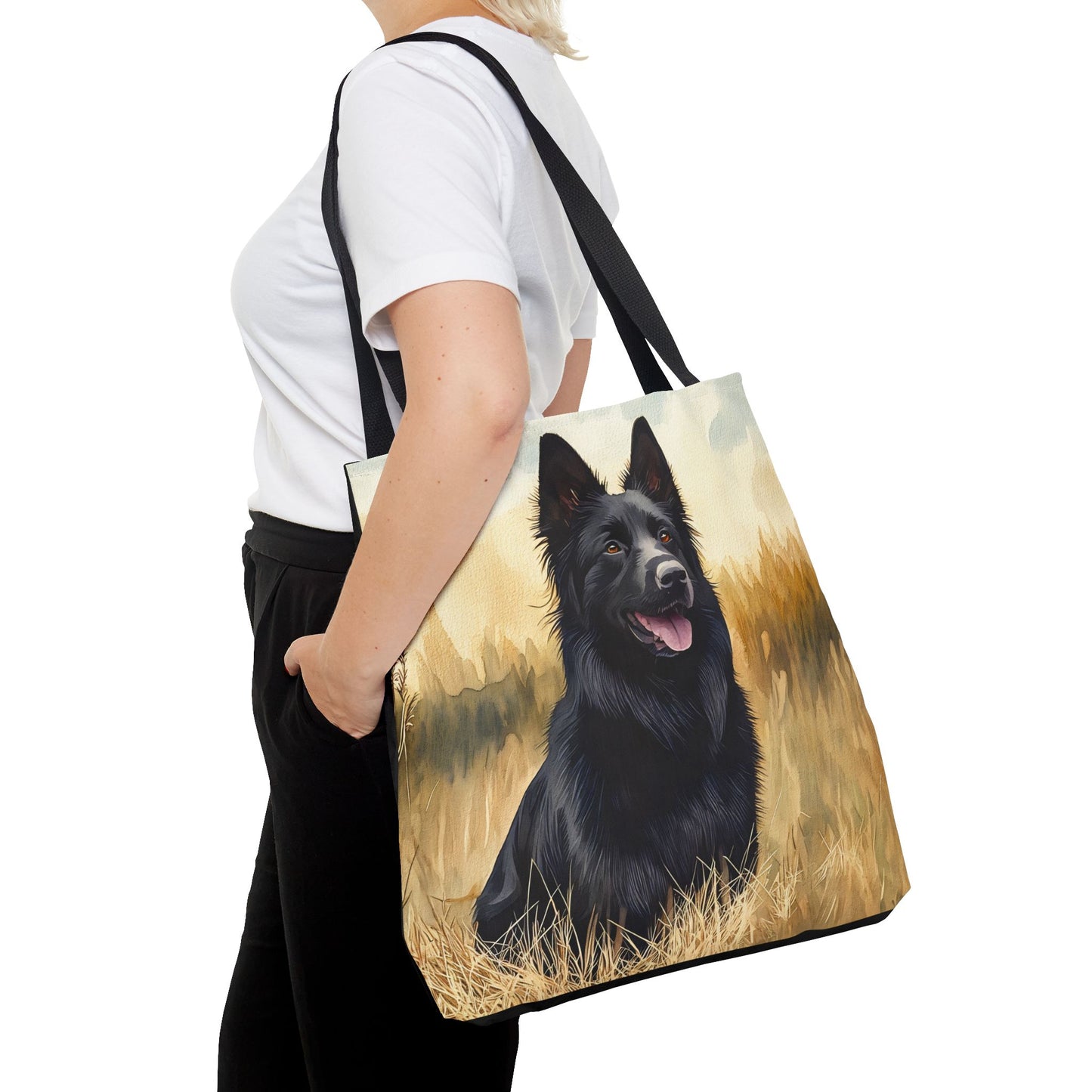 Belgian Sheepdog Tote Bag | Dog Lover Gift | Stylish Reusable Bag with Belgian Sheepdog Art
