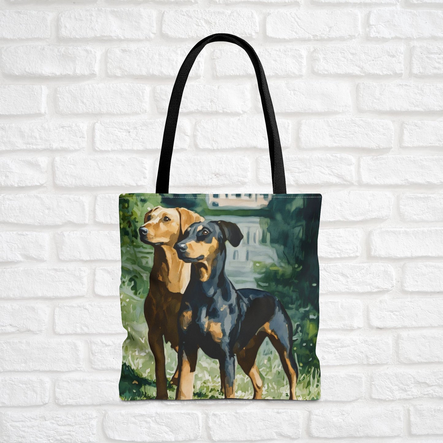 German Pinscher Tote Bag – Watercolor Dog Lover Gift