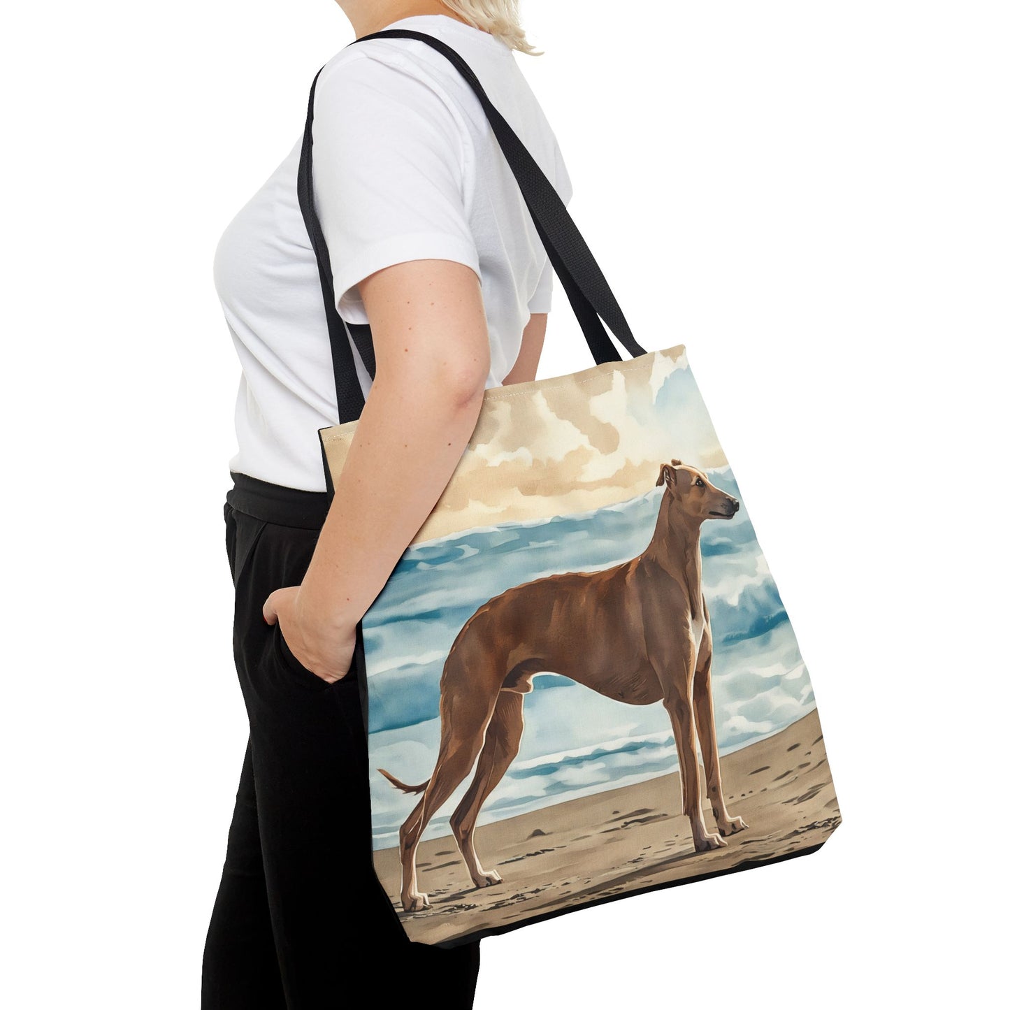 Greyhound Tote Bag | Elegant Reusable Dog Lover Gift