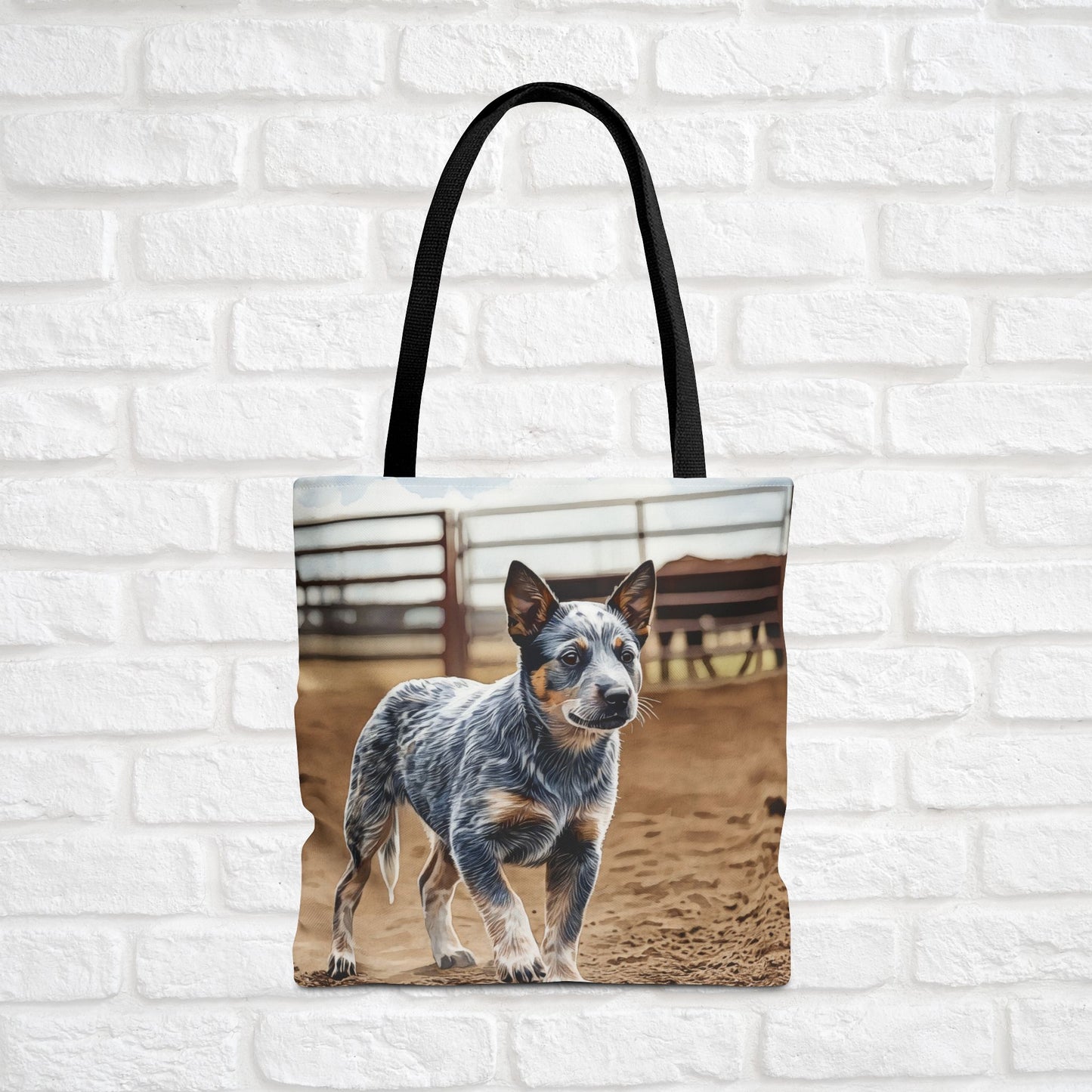 Australian Cattle Dog Tote Bag | Blue Heeler Red Heeler Gift | Durable Reusable Shopping Bag