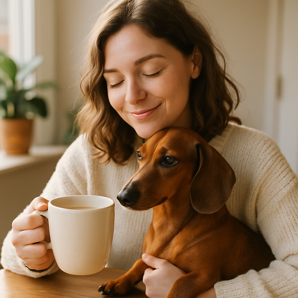Dachshund Coffee Mug – Watercolor Dog Headshot | Gift for Dog Lovers