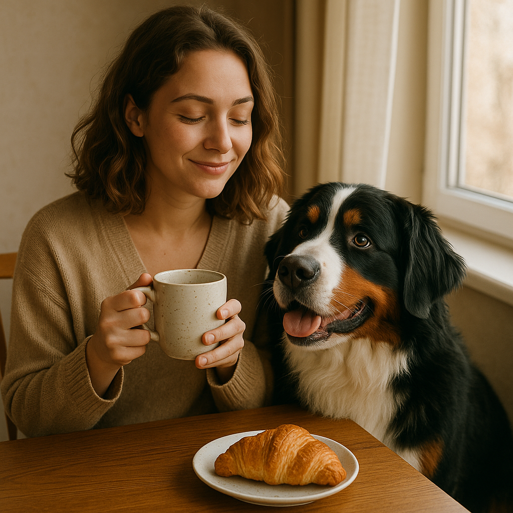 Bernese Mountain Dog Coffee Mug – Watercolor Dog Headshot | Gift for Dog Lovers