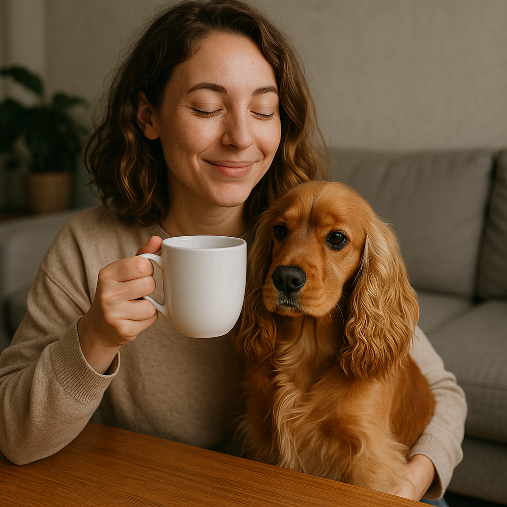 Cocker Spaniel Coffee Mug – Watercolor Dog Headshot | Gift for Dog Lovers