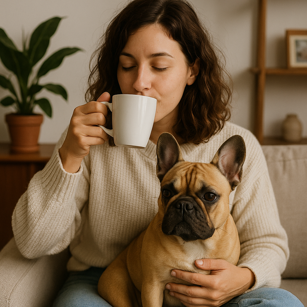 French Bulldog Coffee Mug – Watercolor Dog Headshot | Gift for Dog Lovers