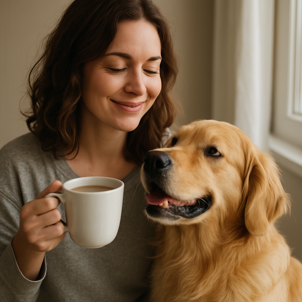 Golden Retriever Coffee Mug – Watercolor Dog Headshot | Gift for Dog Lovers