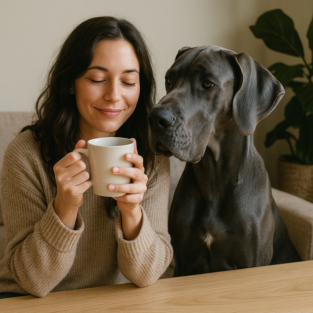 Great Dane Coffee Mug – Watercolor Dog Headshot | Gift for Dog Lovers