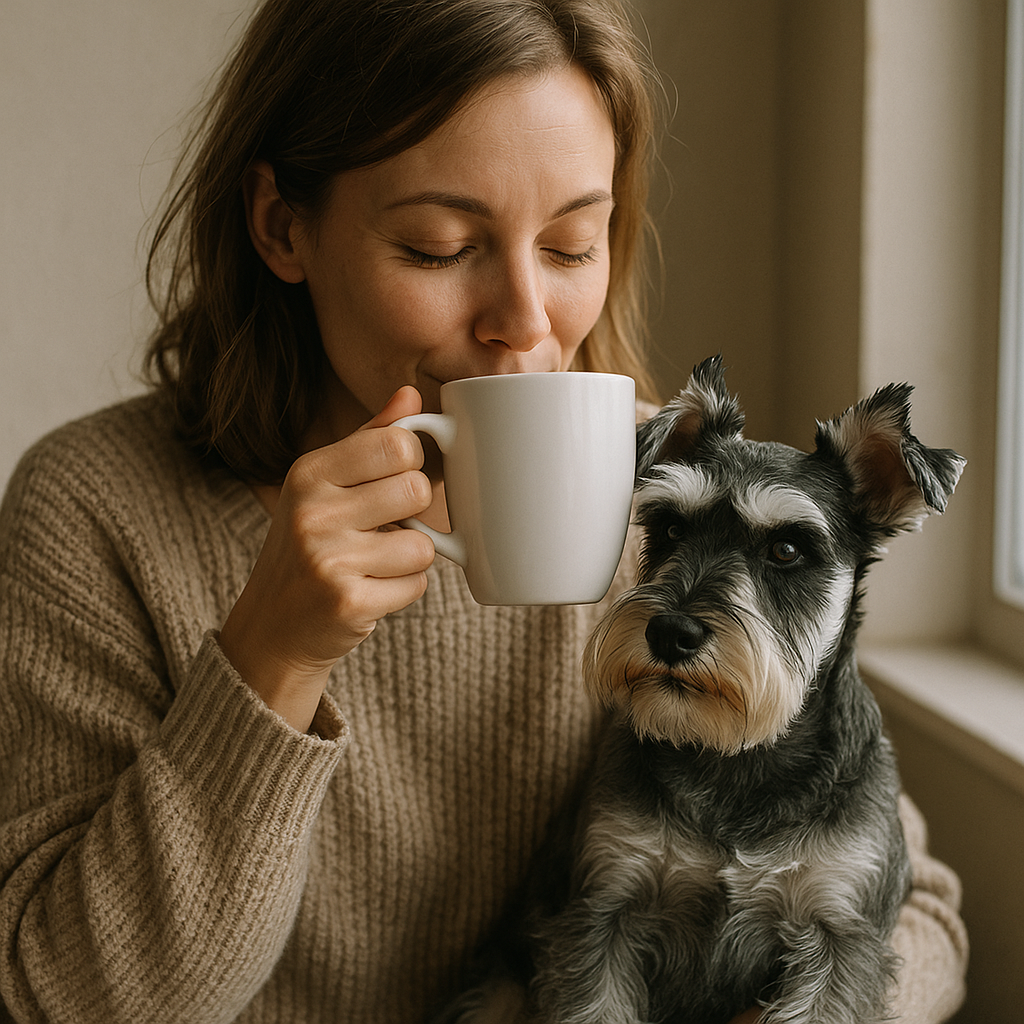 Miniature Schnauzer Coffee Mug – Watercolor Dog Headshot | Gift for Dog Lovers