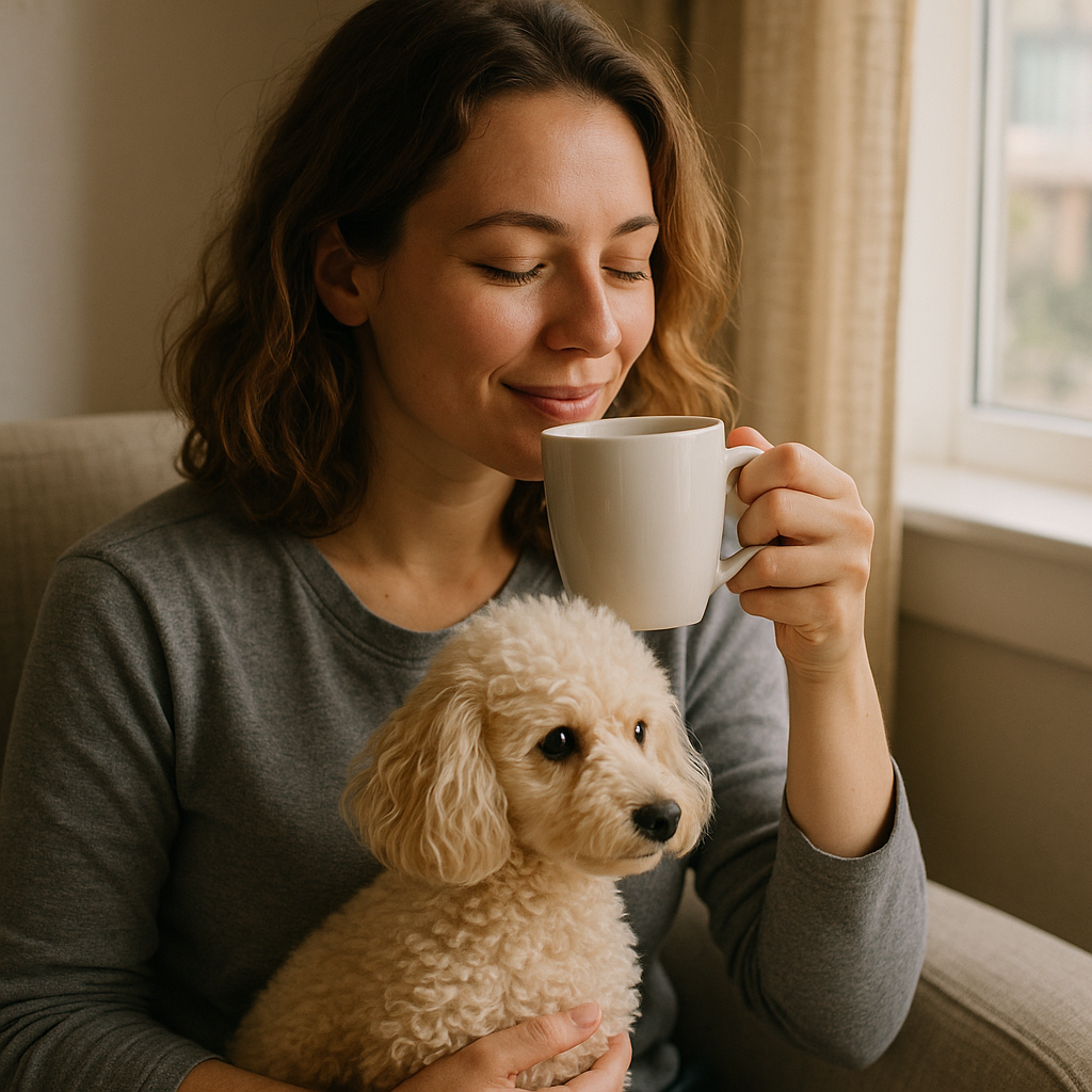 Poodle Coffee Mug – Watercolor Dog Headshot | Gift for Dog Lovers