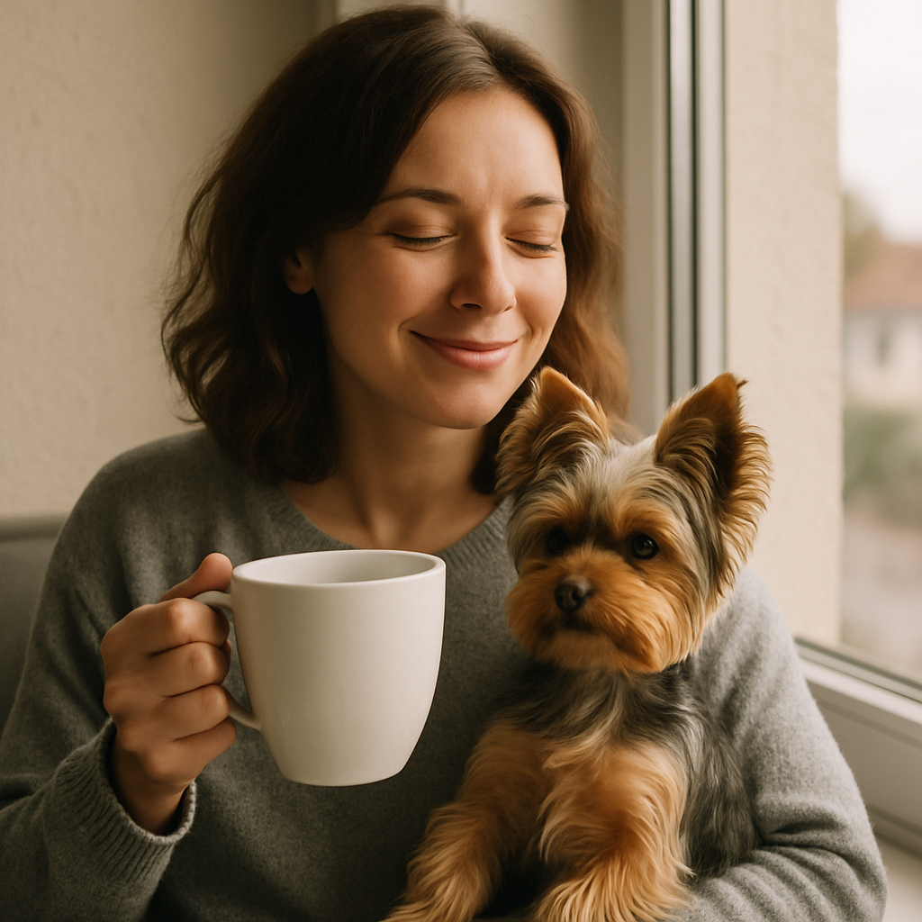 Yorkshire Terrier Coffee Mug – Watercolor Dog Headshot | Gift for Dog Lovers