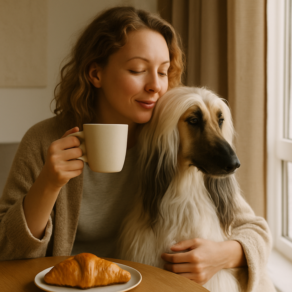 Afghan Hound Coffee Mug | Elegant Dog Lover Gift | Watercolor Pet Art Cup