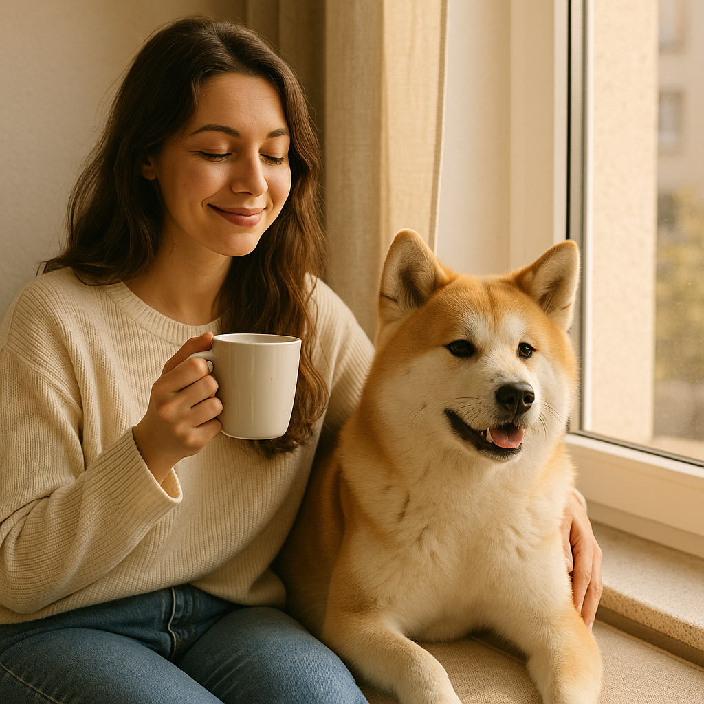 Akita Coffee Mug | Loyal Dog Lover Gift | Noble Japanese Breed Ceramic Cup