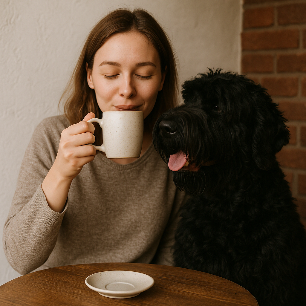 Black Russian Terrier Coffee Mug | Dog Lover Gift | Stylish Ceramic Mug with Bold Terrier Art