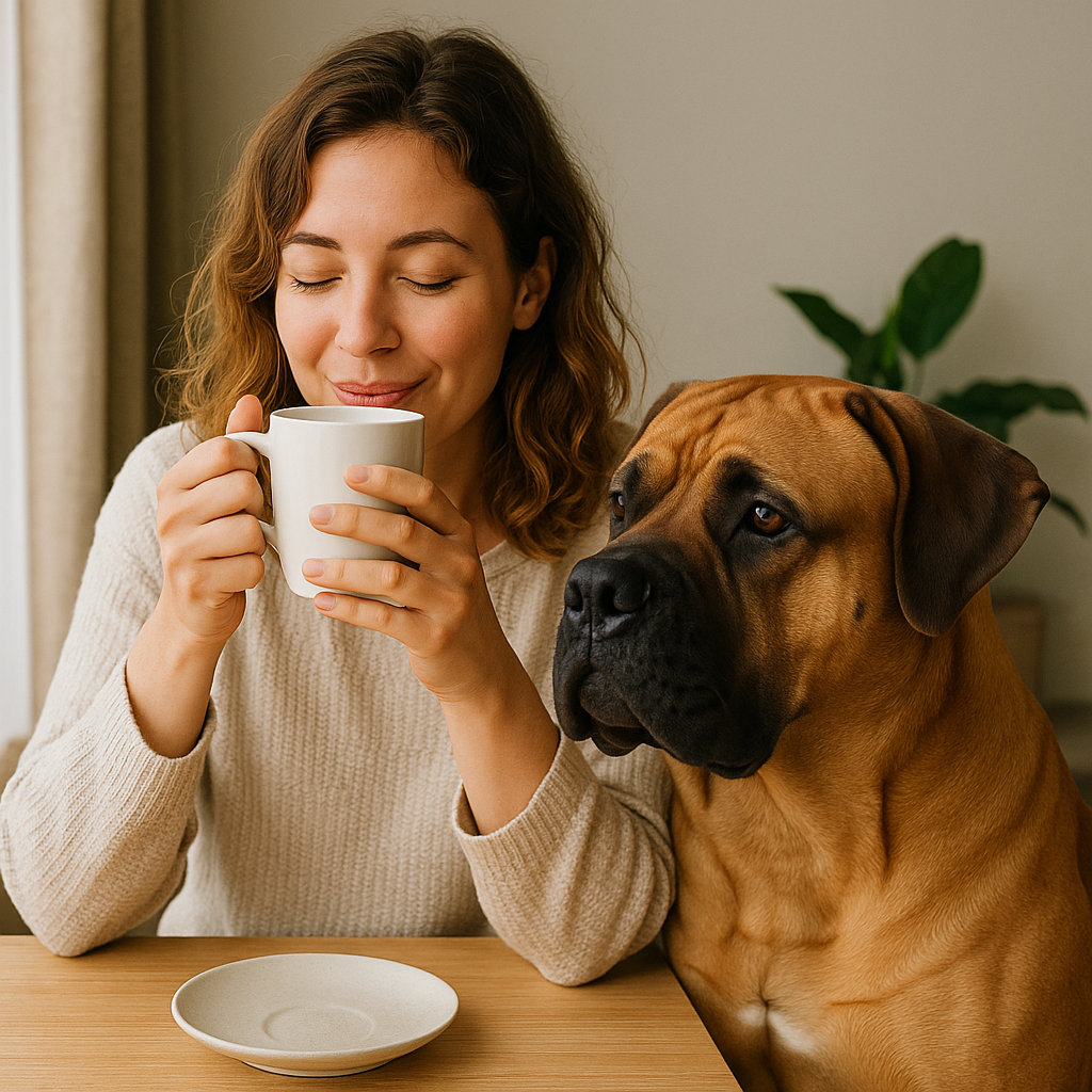 Boerboel Coffee Mug | Dog Lover Gift | Durable Ceramic Cup with Elegant Boerboel Art