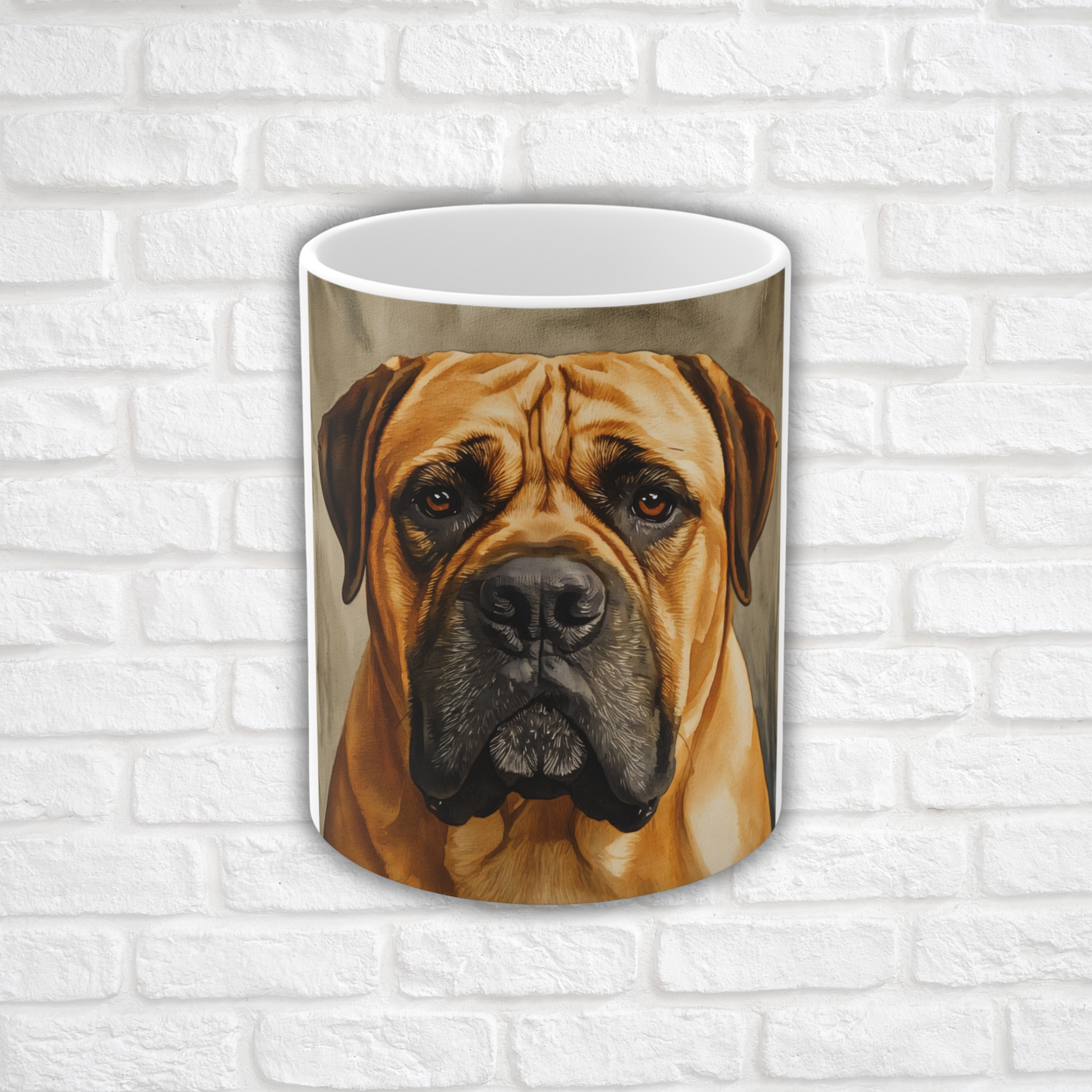 Boerboel Coffee Mug | Dog Lover Gift | Durable Ceramic Cup with Elegant Boerboel Art
