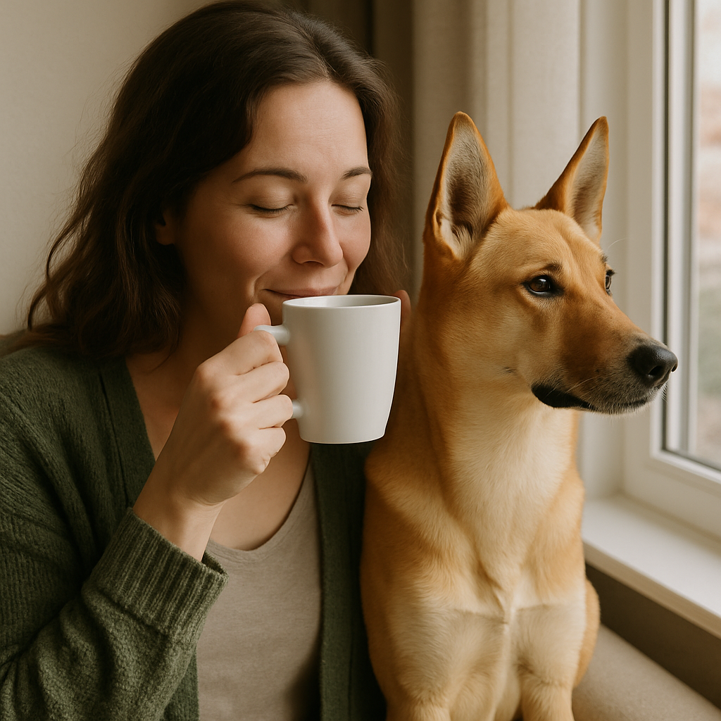 Canaan Dog Coffee Mug | Dog Lover Gift | Durable Ceramic Cup with Elegant Canaan Dog Art