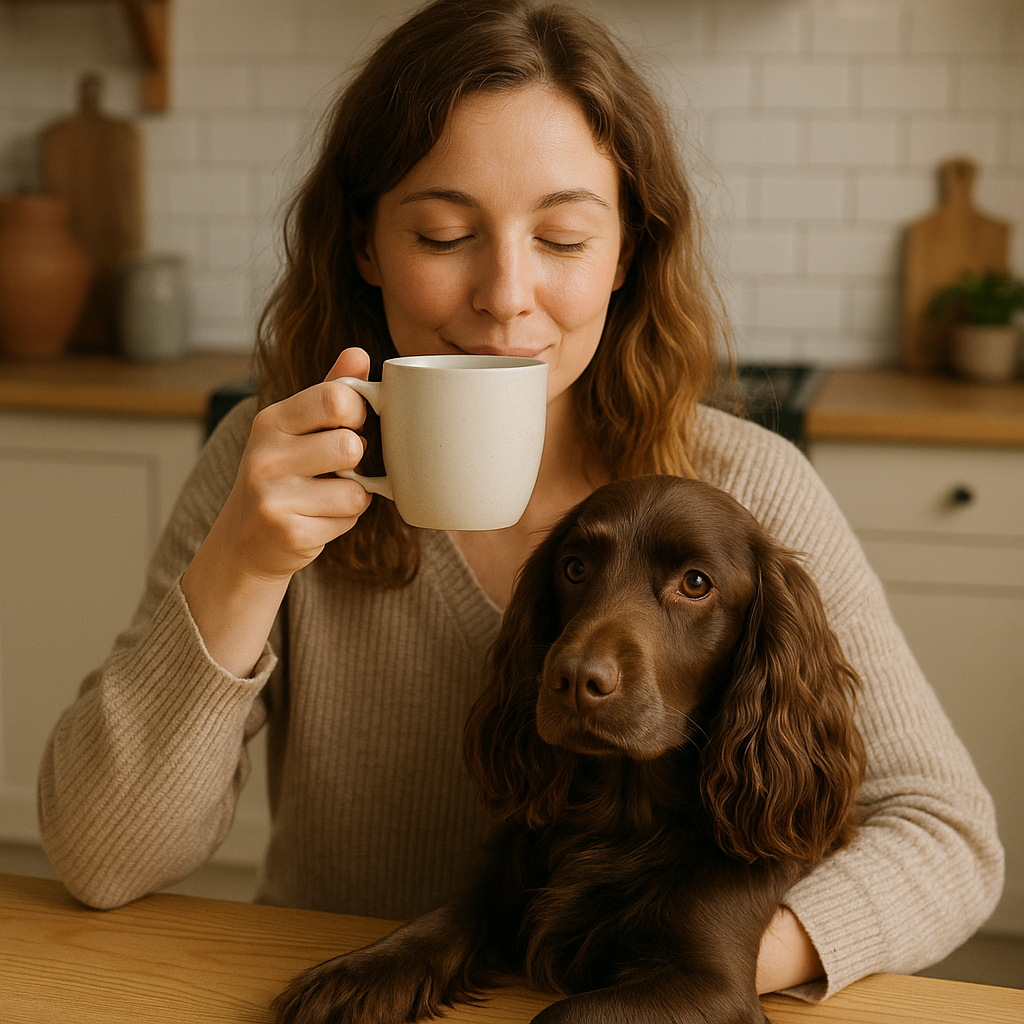 Field Spaniel Coffee Mug – Watercolor Dog Breed Art Gift