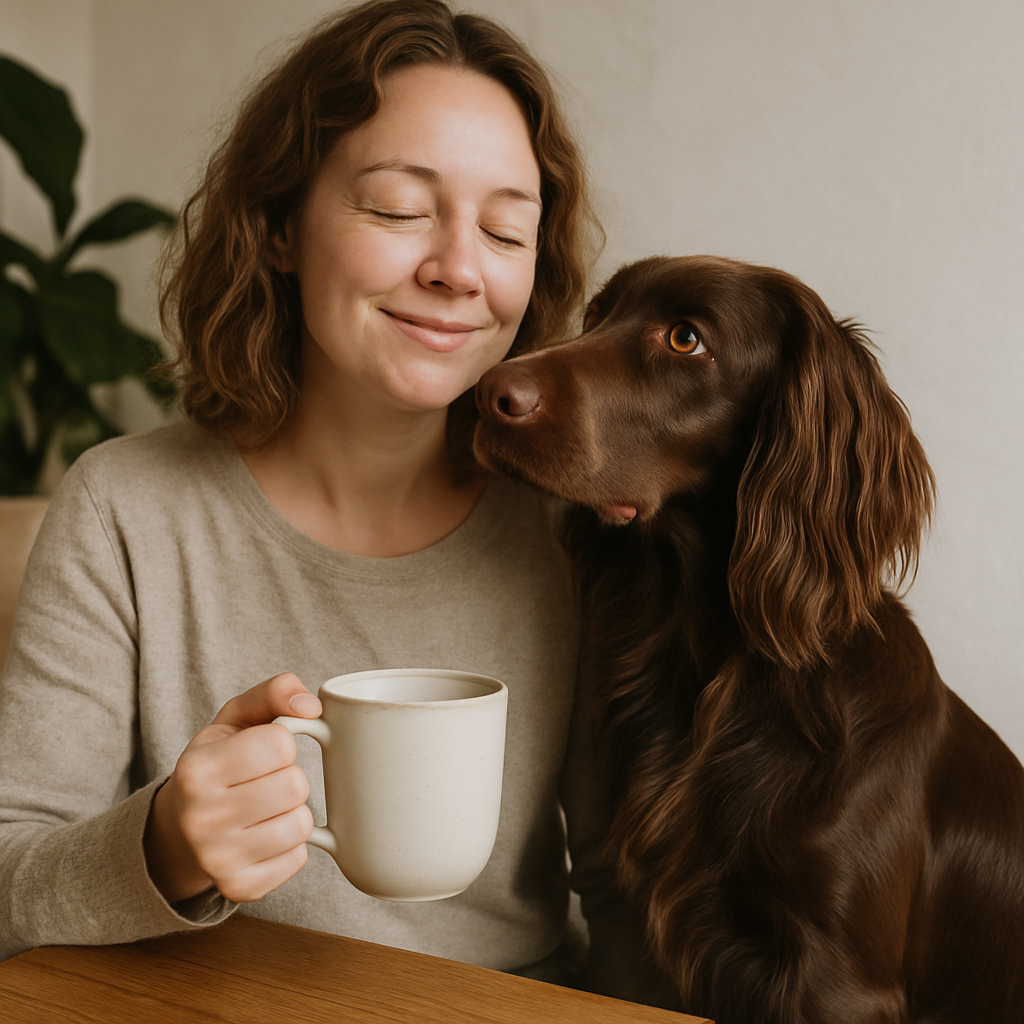 German Longhaired Pointer Coffee Mug – Watercolor Dog Art Gift