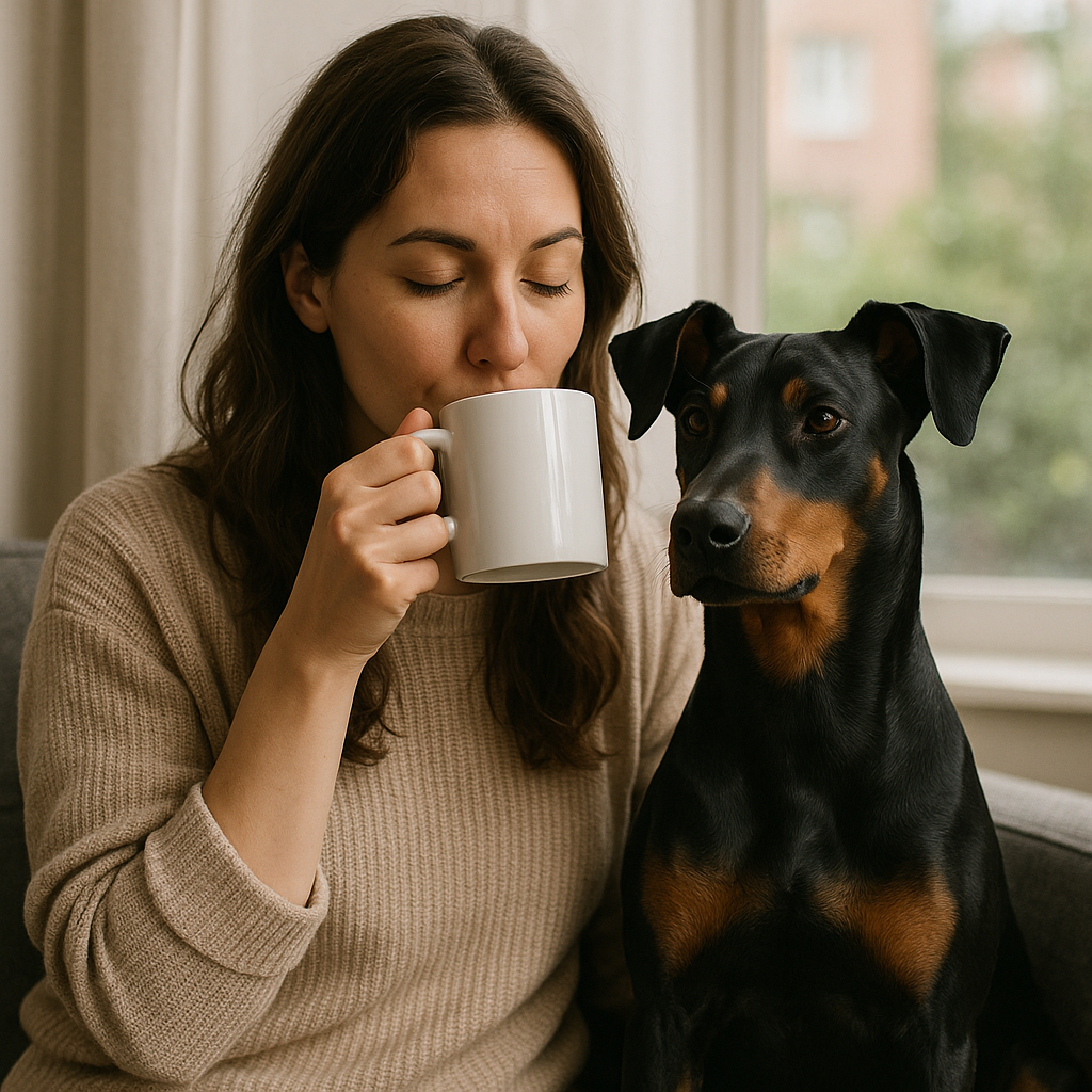 German Pinscher Coffee Mug – Watercolor Dog Lover Gift
