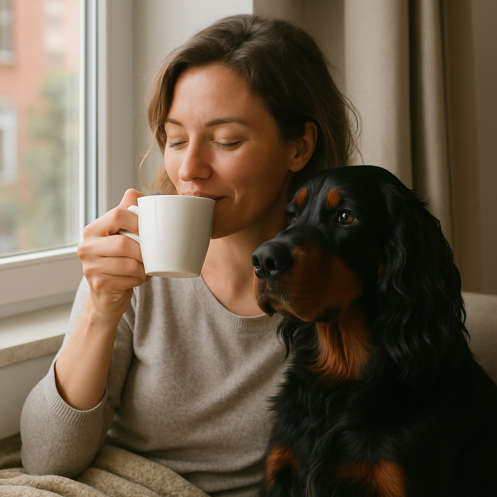 Gordon Setter Coffee Mug – Watercolor Dog Breed Art Gift
