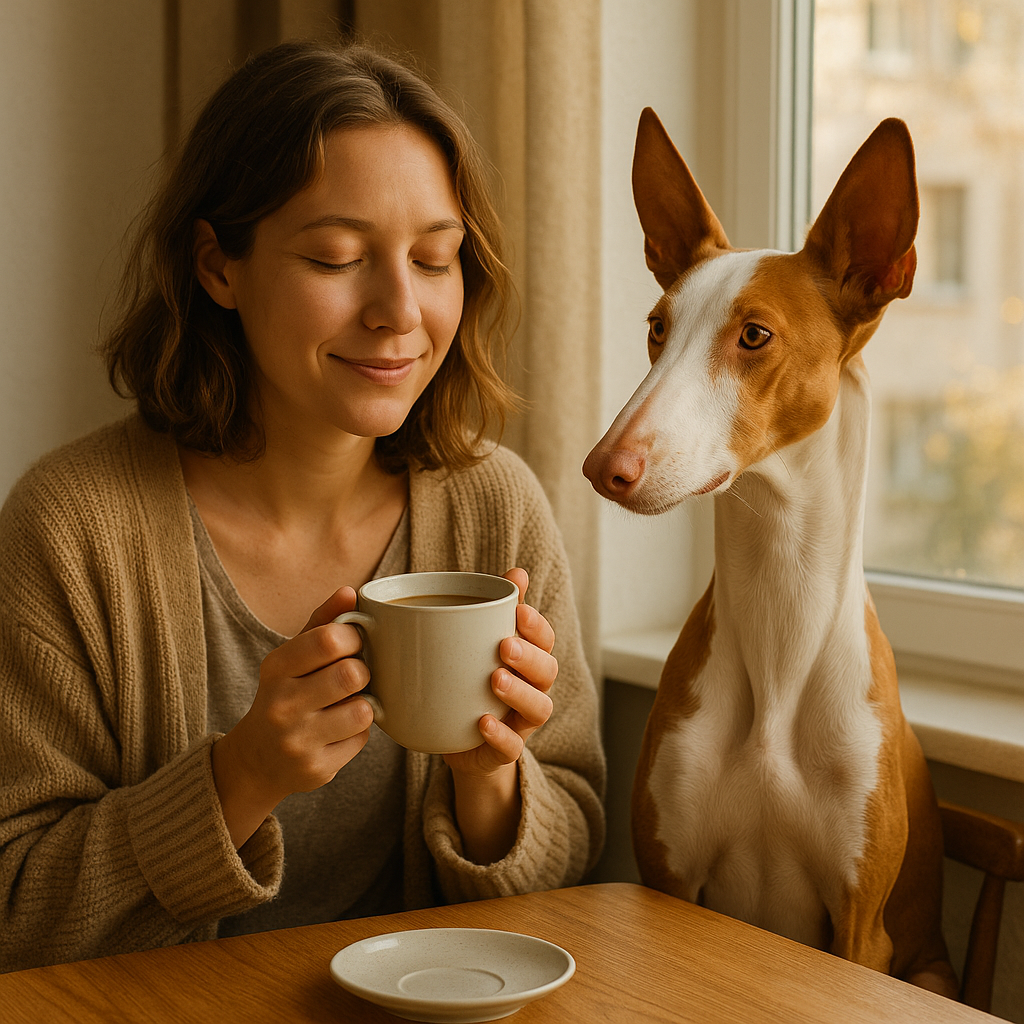 Ibizan Hound Coffee Mug | Sleek & Elegant Dog Gift | 11 oz Ceramic Mug with C Handle